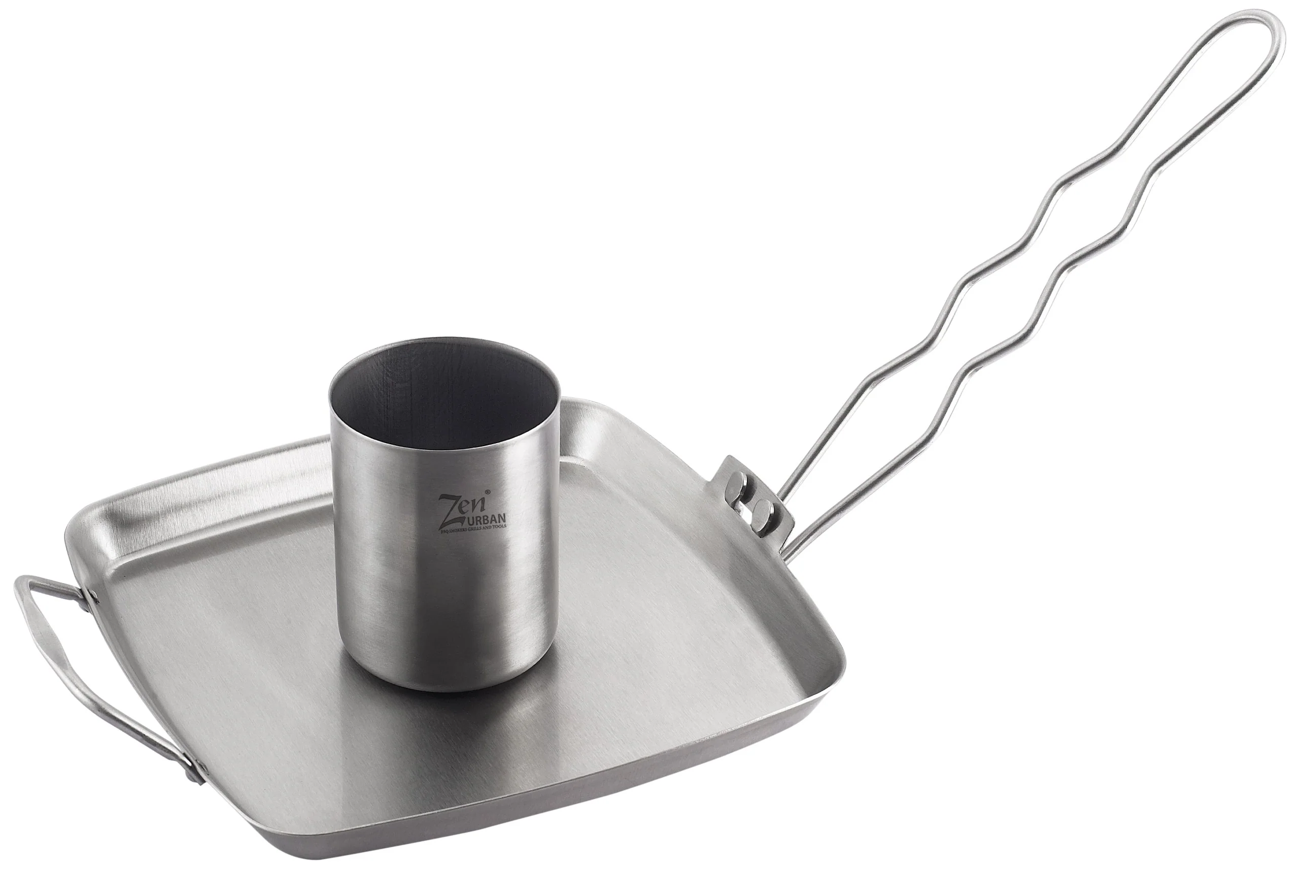 Urban Zen ZenUrban 870035 Beer can Roaster, Standard, Black