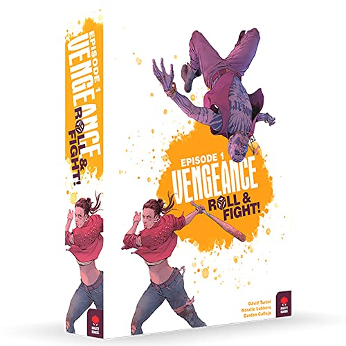 APE Games Vengeance: Roll & Fight Episode 1 - Board Game, Roll & Write Game, 1-4 Players