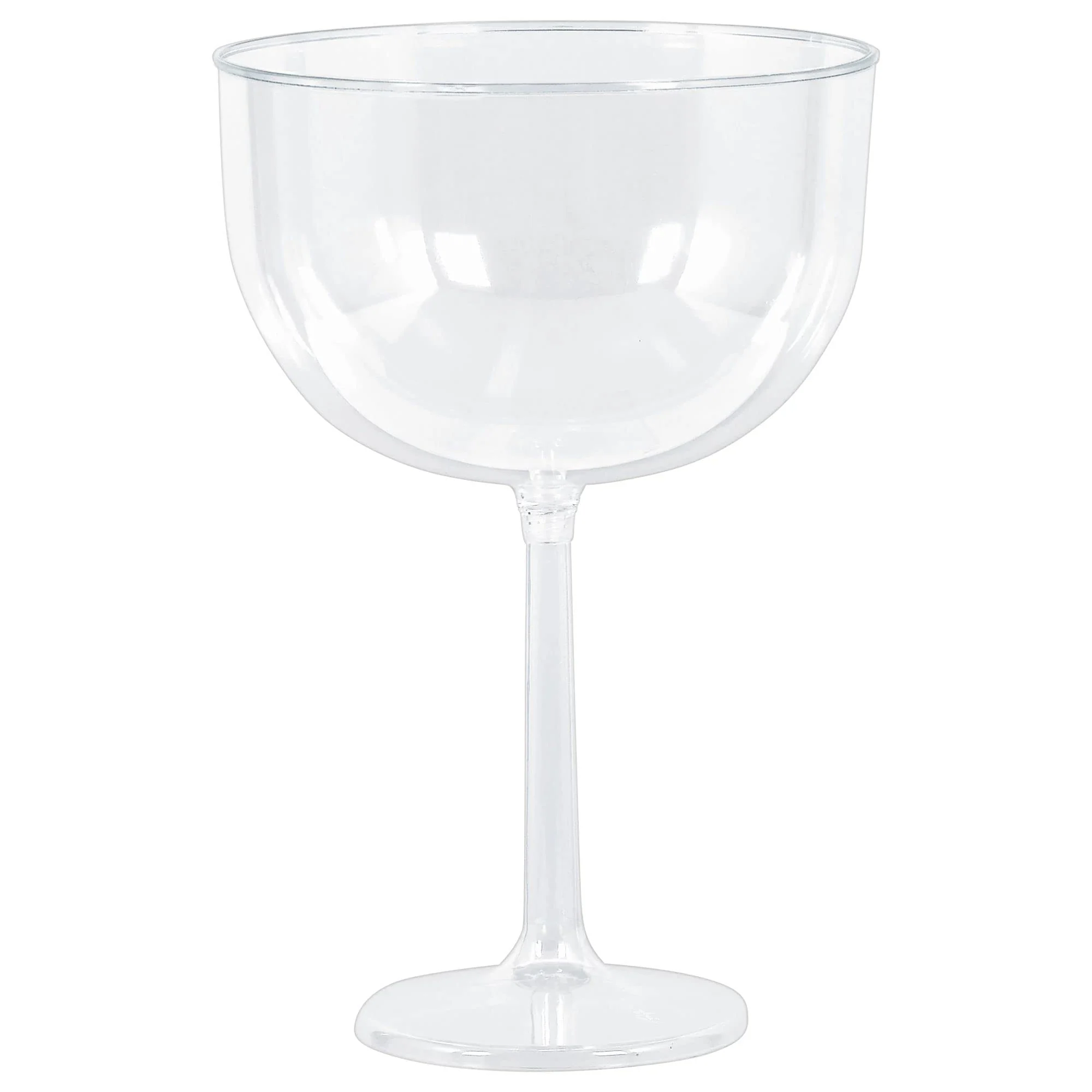 Amscan Clear Jumbo Wine Glass Drinkware Set - 47 oz., 9" (4 Pcs.) - Perfect for Parties, Gifts & Home Entertaining
