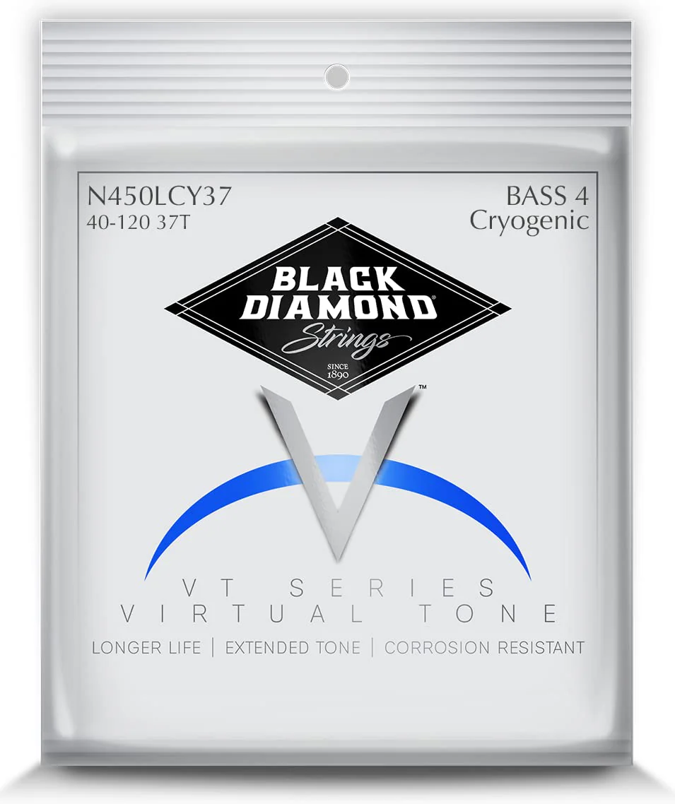Black Diamond Strings® N450LCY37 Bass Cryogenic SS Rd 5 String Lt/Long Scale .040SR.060SR.080SR.100SR.120SR