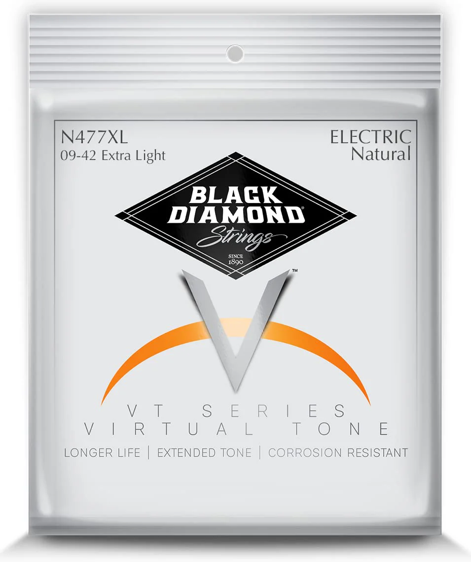 Black Diamond Strings® N477XL Electric Nickel Wound Medium 9-42