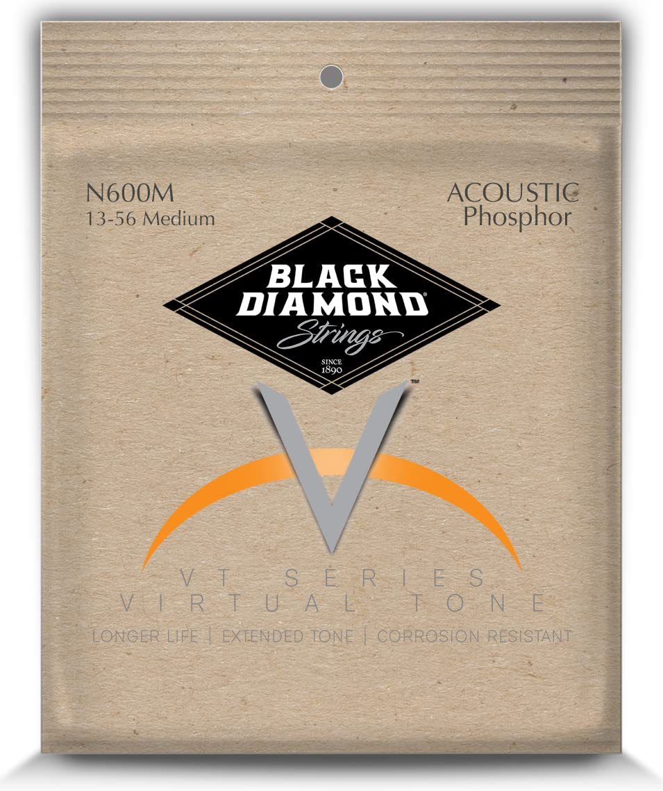 Black Diamond Strings® N600M Acoustic Phos Med .013P.017P.026PB.035PB.046PB.056PB