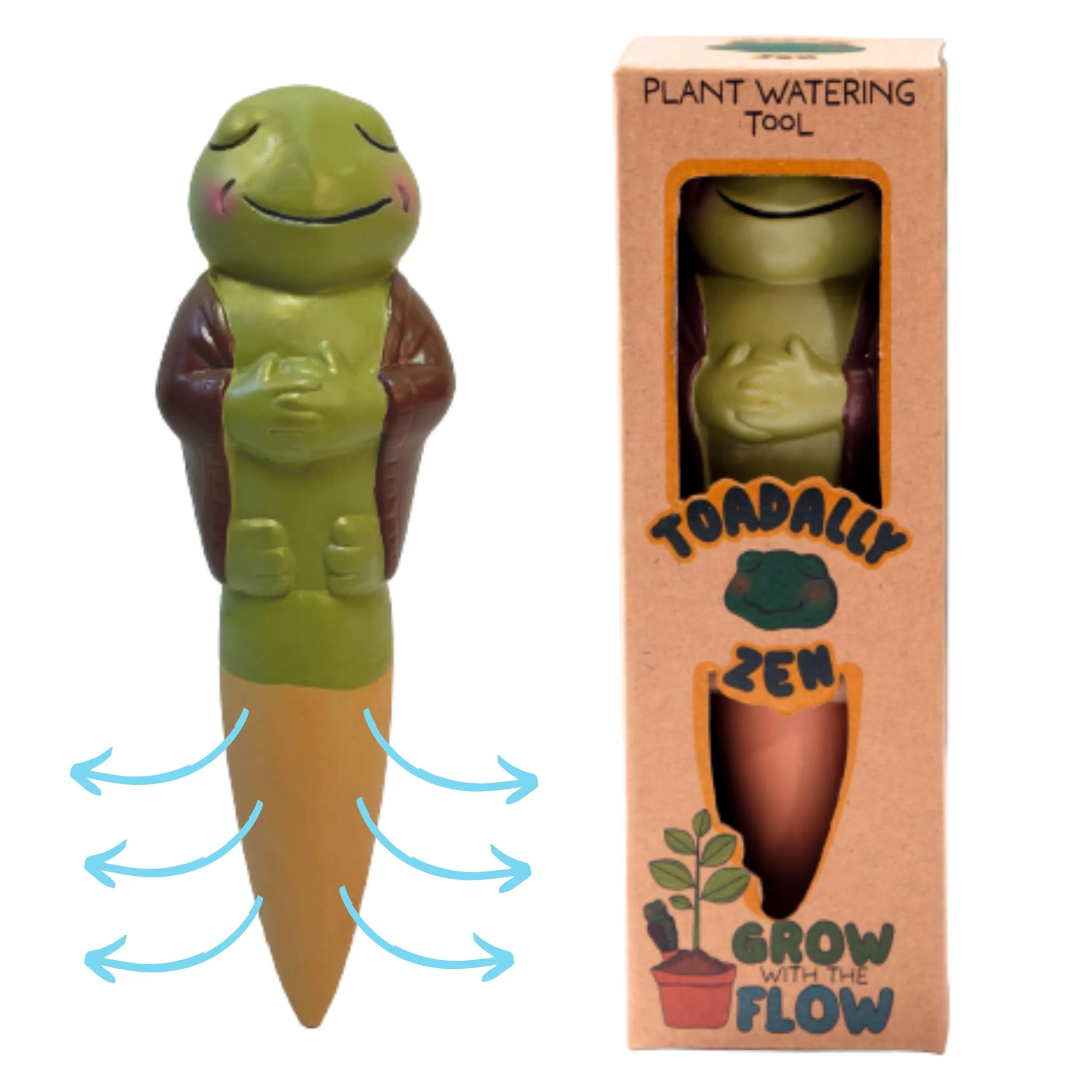 Boxer Gifts GC2461 Grow with The Flow Toad, Green