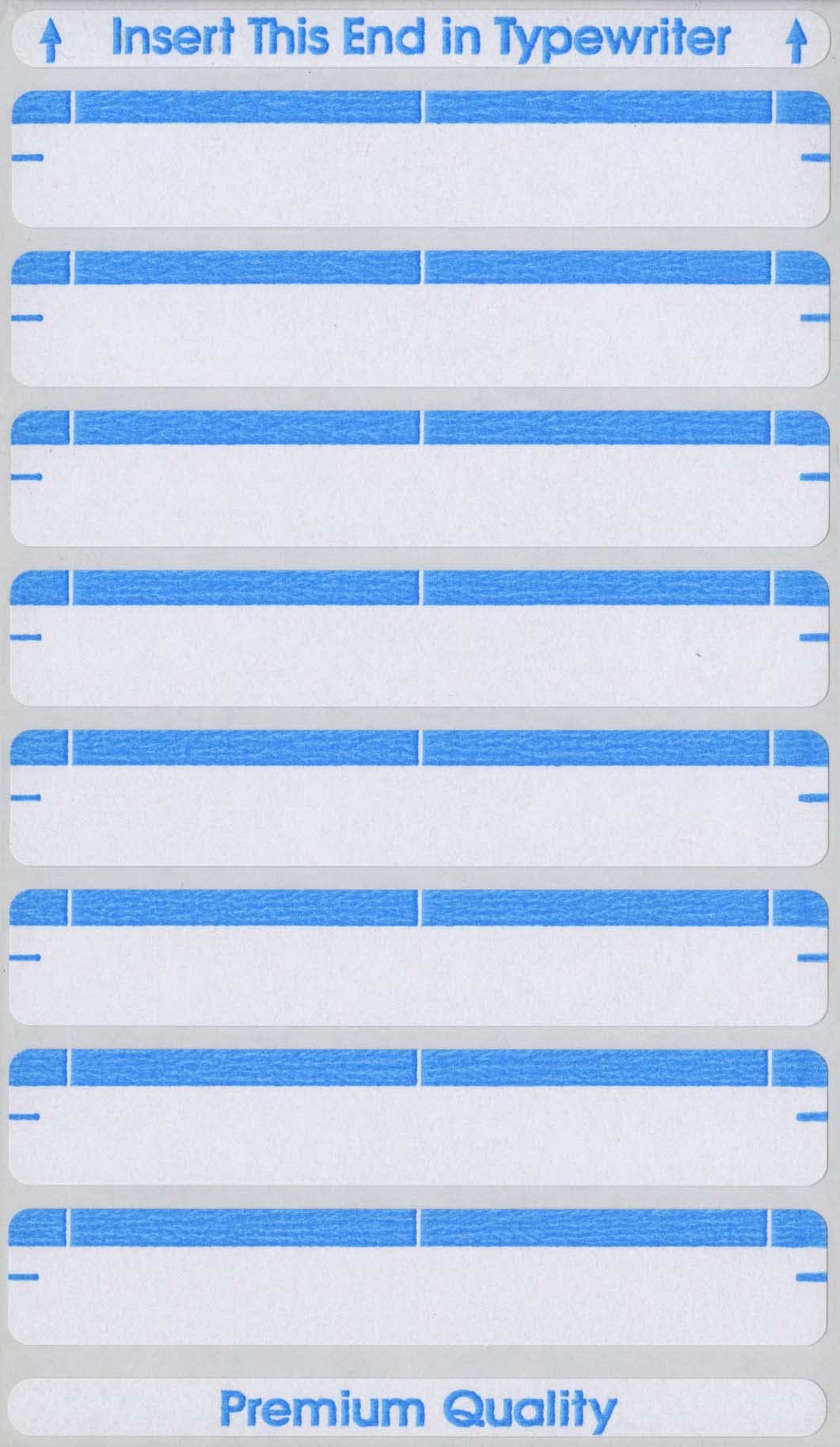 MACO Light Blue File Folder Labels, 9/16 x 3-7/16 Inches, 248 Per Box (FF-L4)