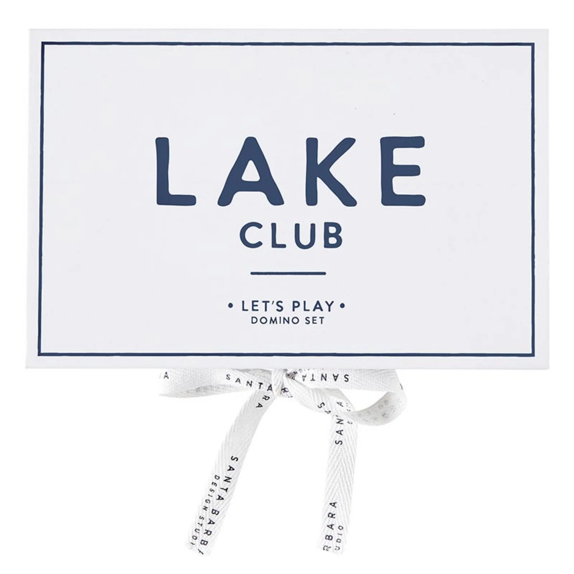 Santa Barbara Design Studio Lake Game Night Gift Set Face to Face Cardboard Book Gift Box, 28-Pieces, Dominoes