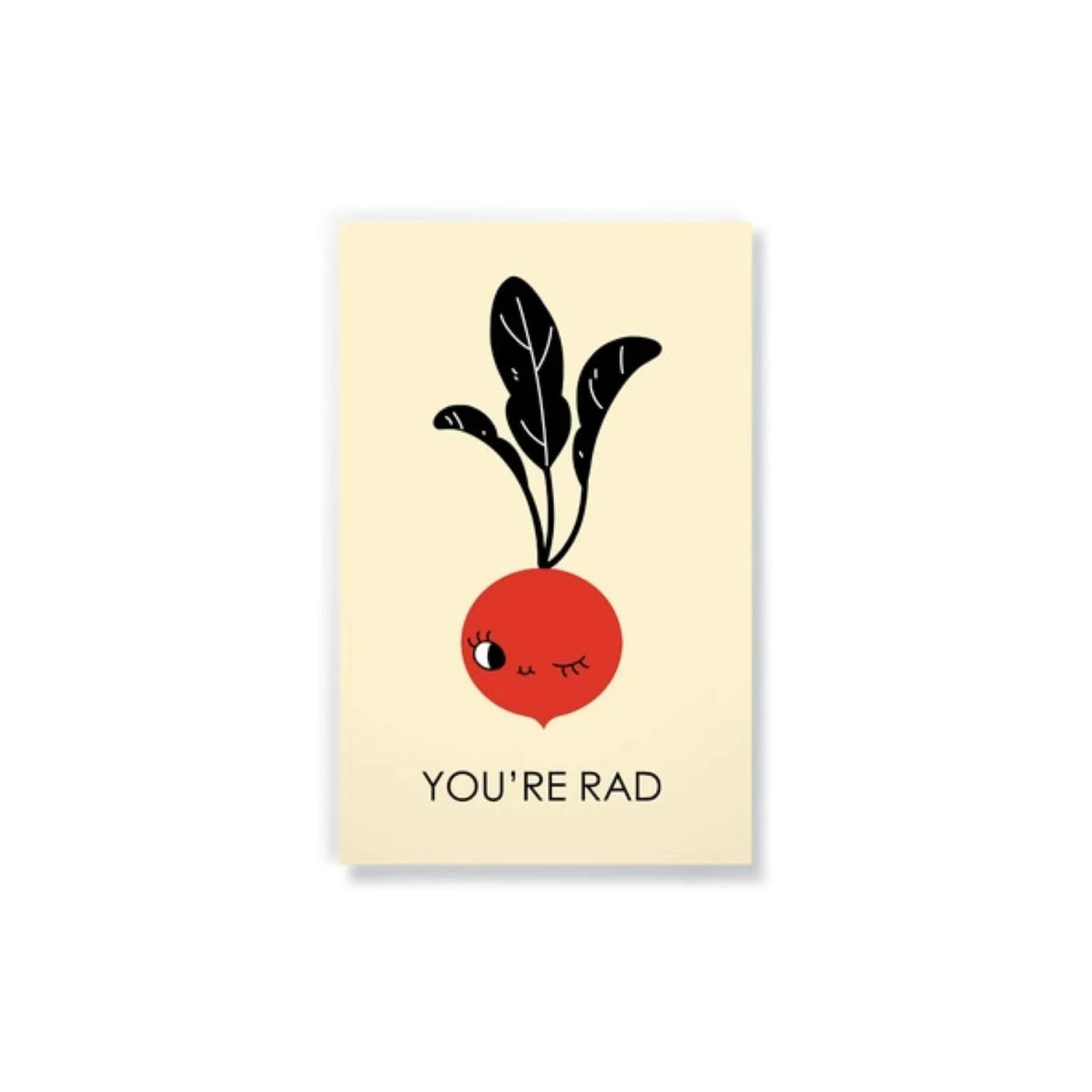 DENIK - You're Rad - 8.25" x 5.25" Aesthetic Layflat Notebook - 144 Lined Pages - Durable Binding and Design - Water-Resistent Soft Touch Cover - Made With Recycled Paper