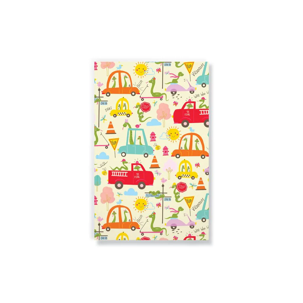 DENIK Traffic Snakes Classic Layflat Notebook, 8.25-inch Length, Office and School Supplies