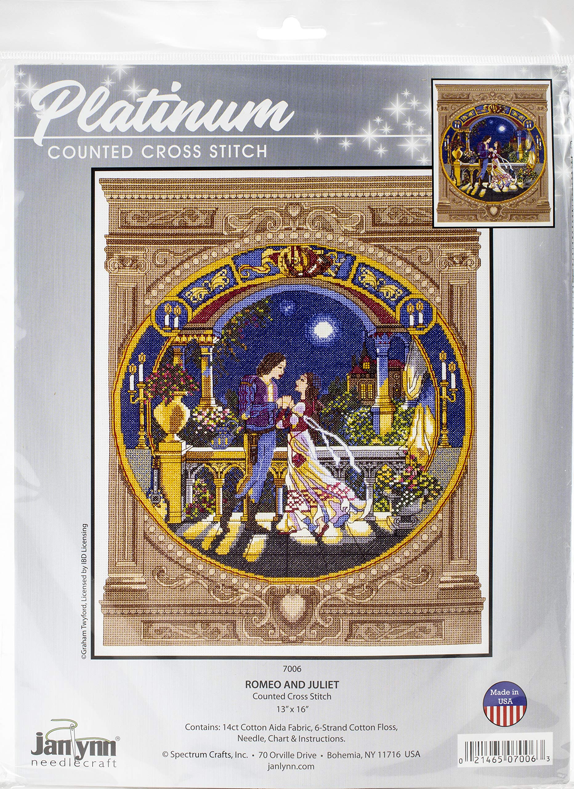 Janlynn Counted Cross Stitch Kit, Assorted