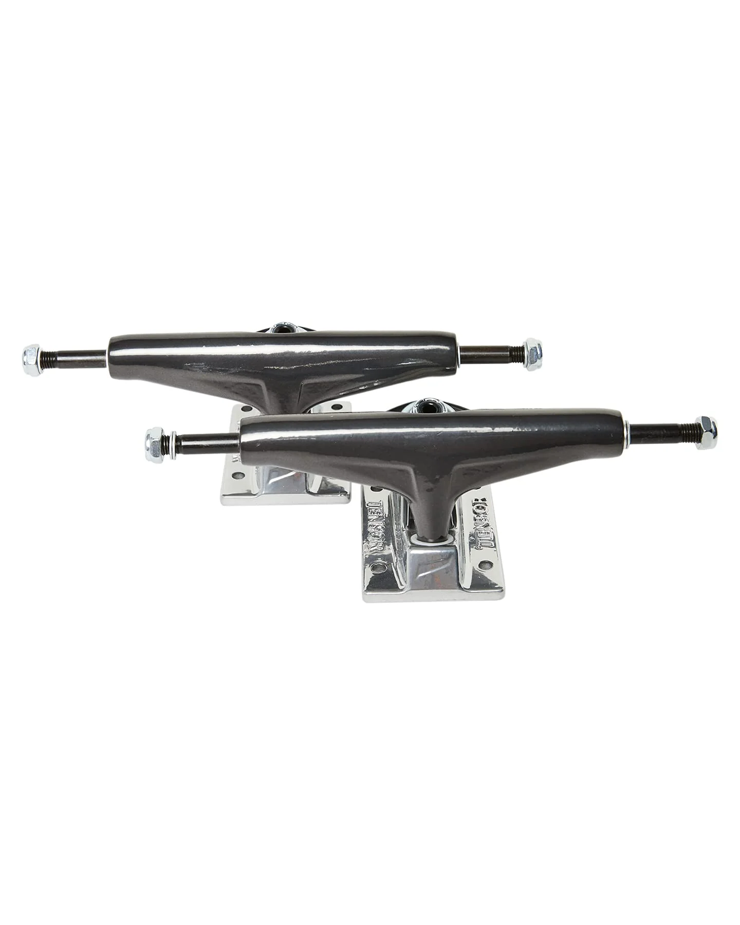 Tensor Skateboards Mag Light Glossy Skateboard Trucks - Gunmetal/Silver - 5.5