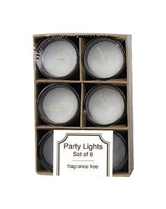 No Scent Party Candle6pk