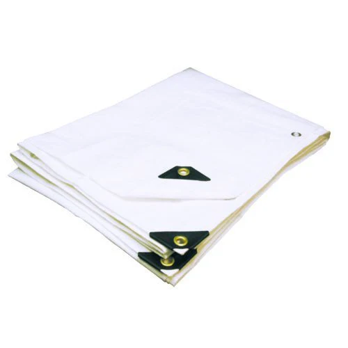 12'X40' Extra Heavy Duty White Tarp
