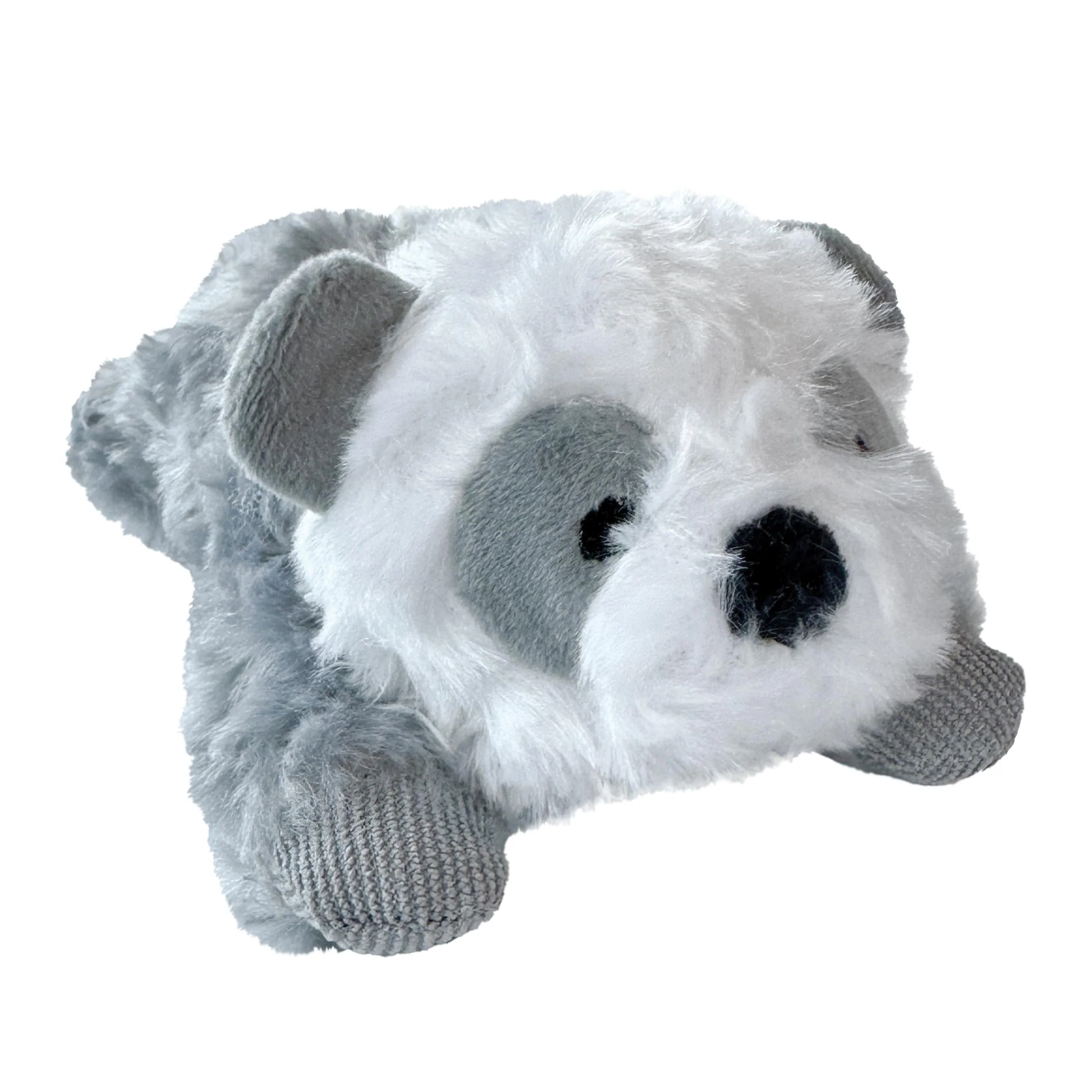 foufouBRAND Small Panda Laydown Plushies Pet Toy, 6.6-inch Length, Pet Accessories