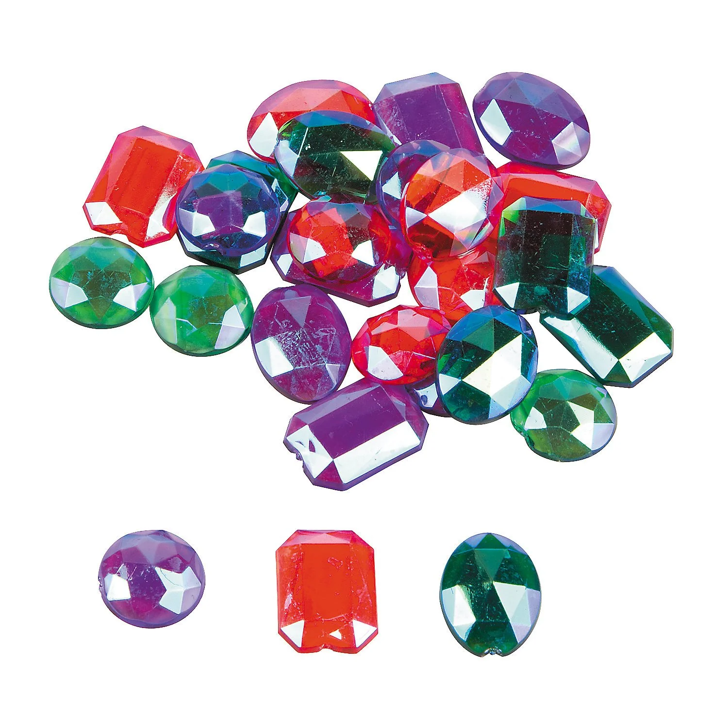 Colored Iridescent Jewels - Crafts for Kids and Fun Home Activities