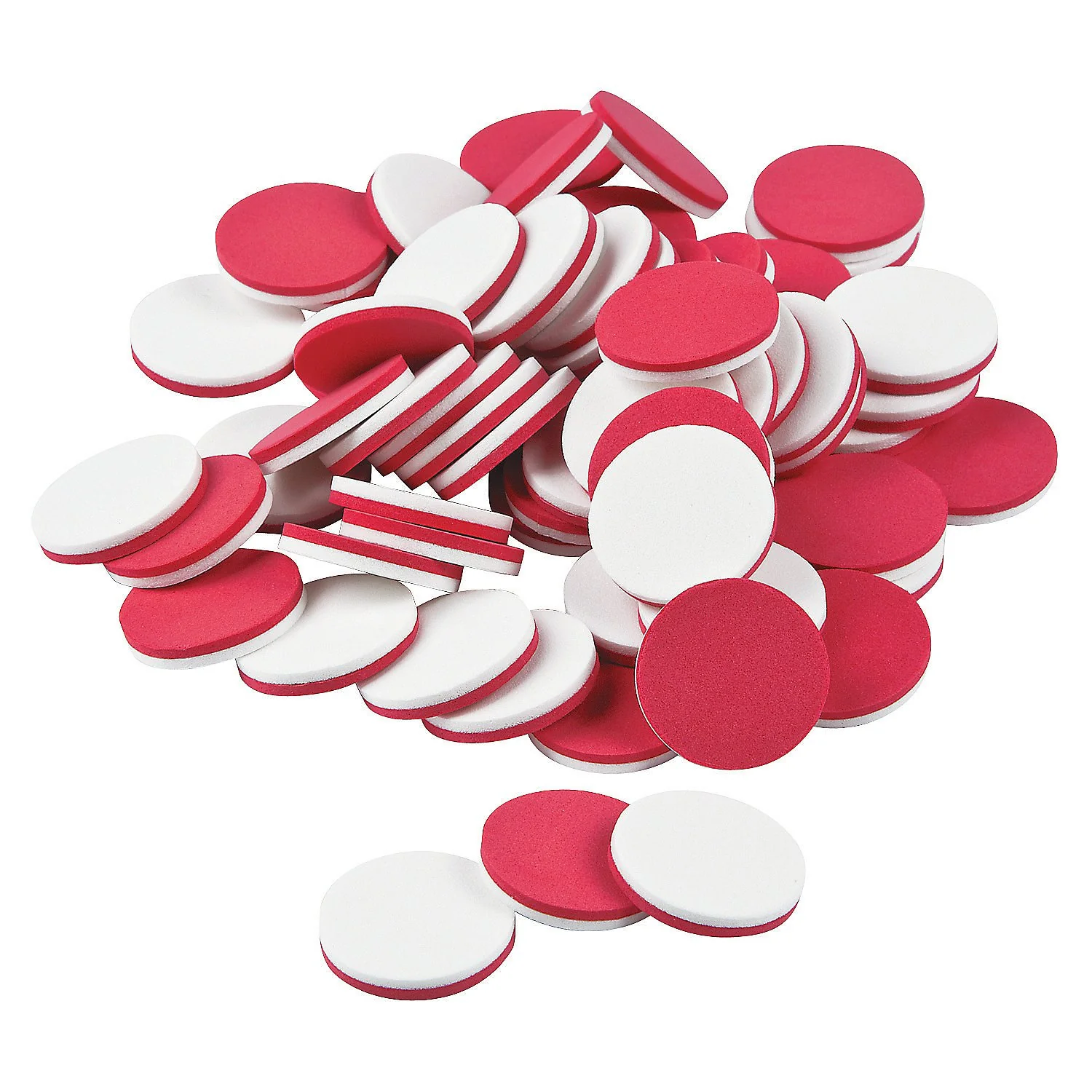 Fun Express Double Sided Foam Chips - 500 Pieces - Educational and Learning Activities for Kids