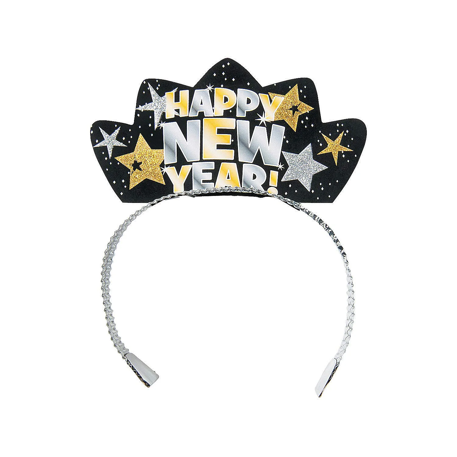 Fun Express New Year's Eve Tiaras - 12 Pieces