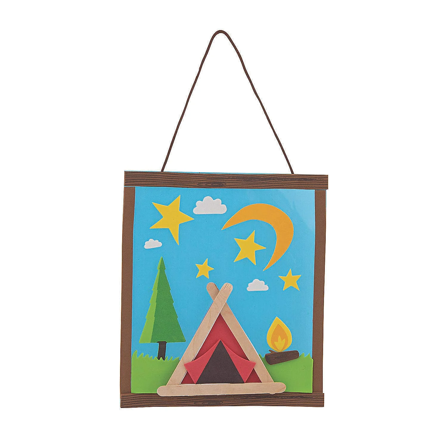 Fun Express Camp Signs for Kids Craft Kit - Makes 12 - Craft Activities for Children