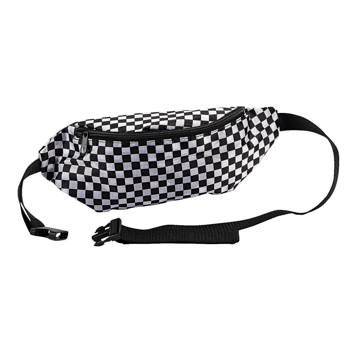 Fun Express Checkered Fanny Packs - Apparel Accessories - 6 Pieces