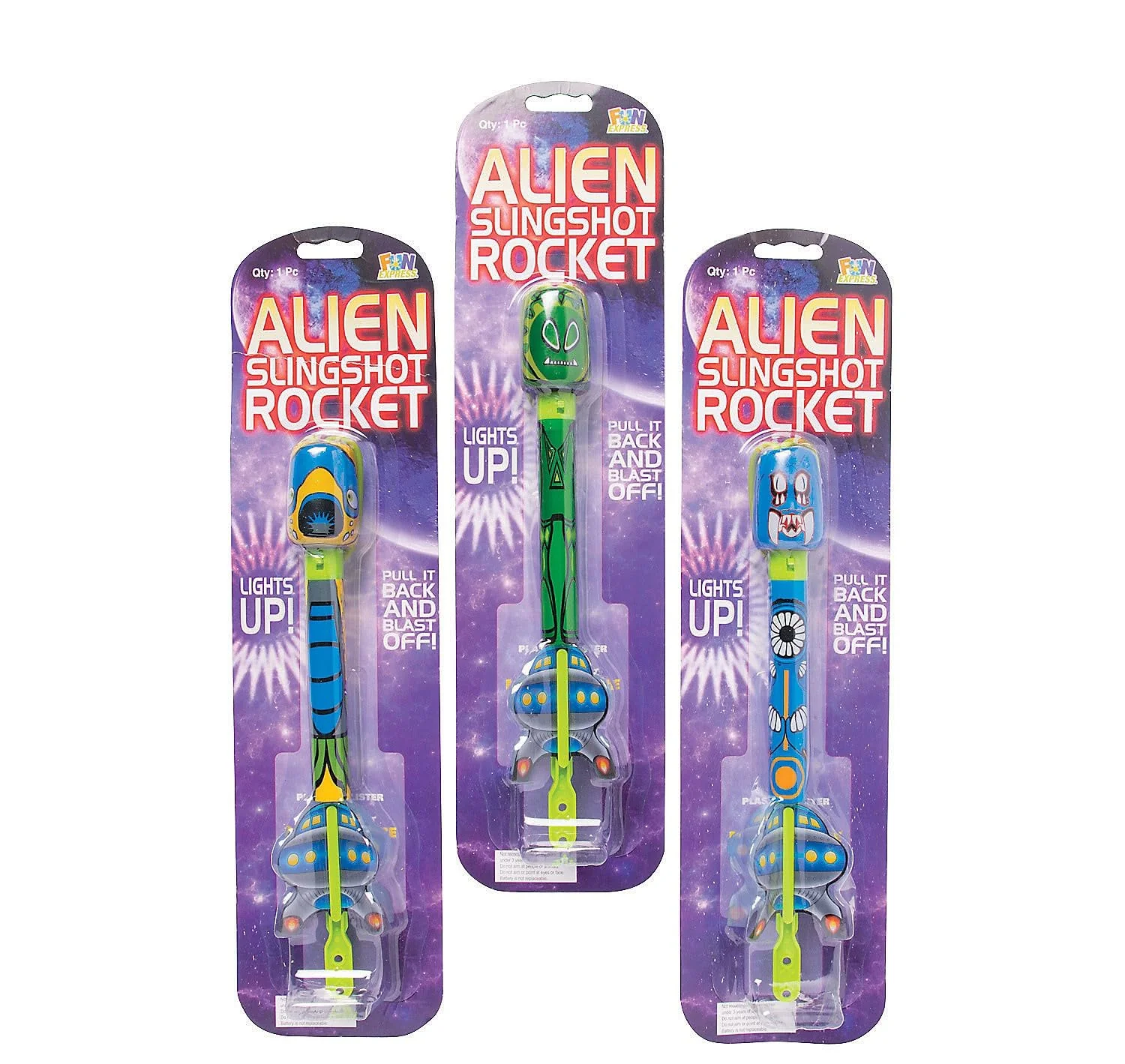 Fun Express 10 in L/U Alien Sling Shot Rocket