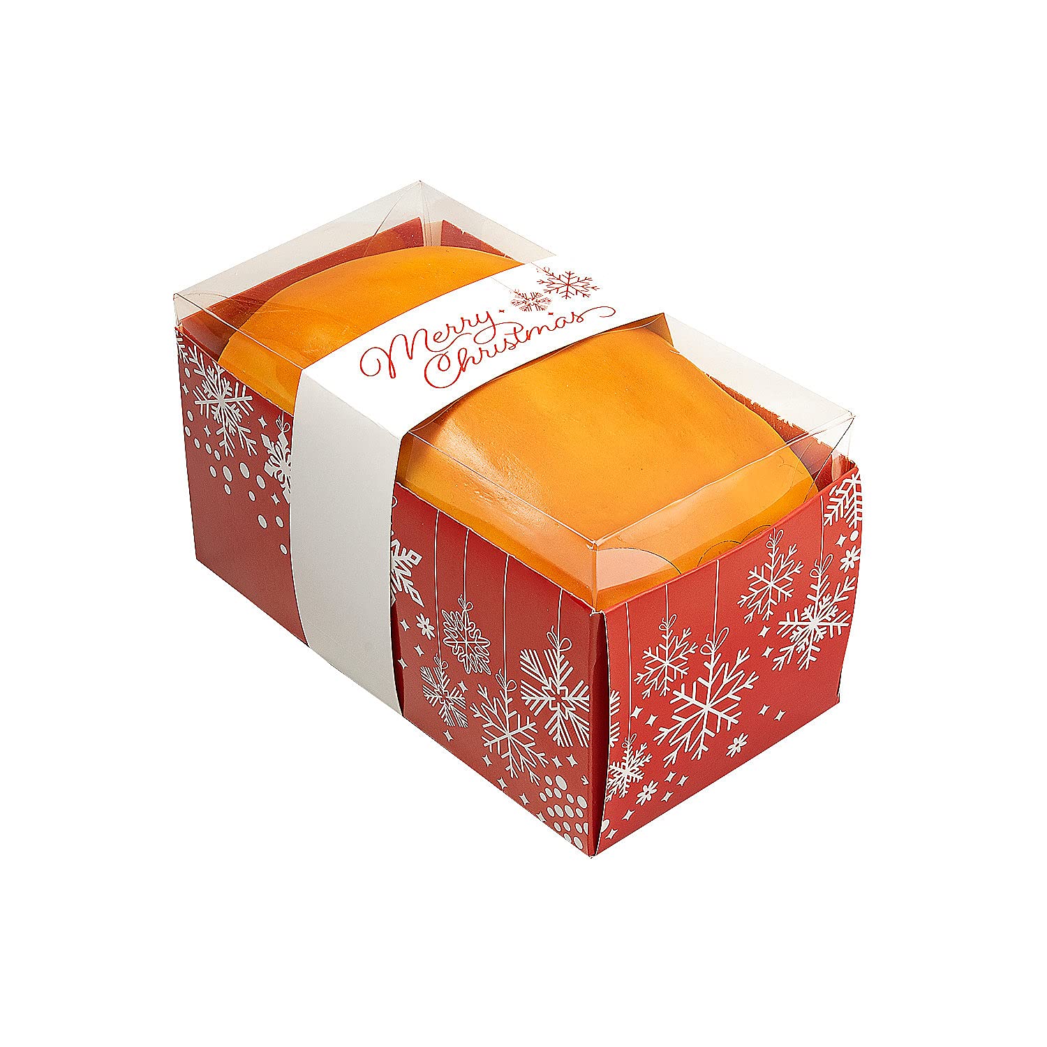 Christmas Bread & Treat Boxes with Lids - 12 pc - Party Supplies - 12 Pieces