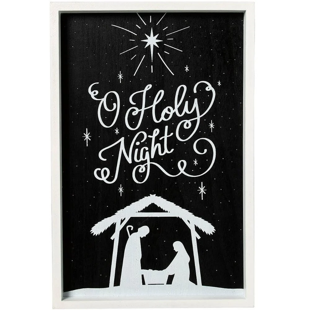 Fun Express O Holy Night Wall Sign - Home Decor - 1 Piece