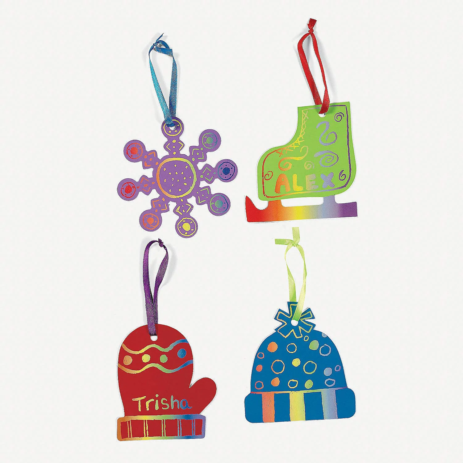 Magic Color Scratch Winter Shapes - Crafts for Kids and Fun Home Activities