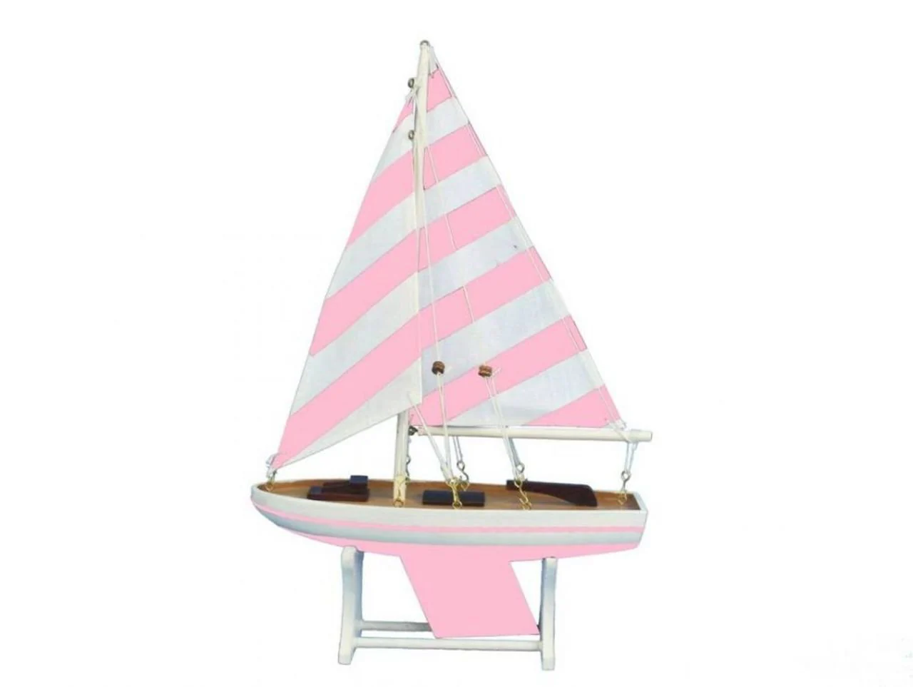 Hampton Nautical 12" Floating Wooden It Floats Mermaid Princess Model Sailboat