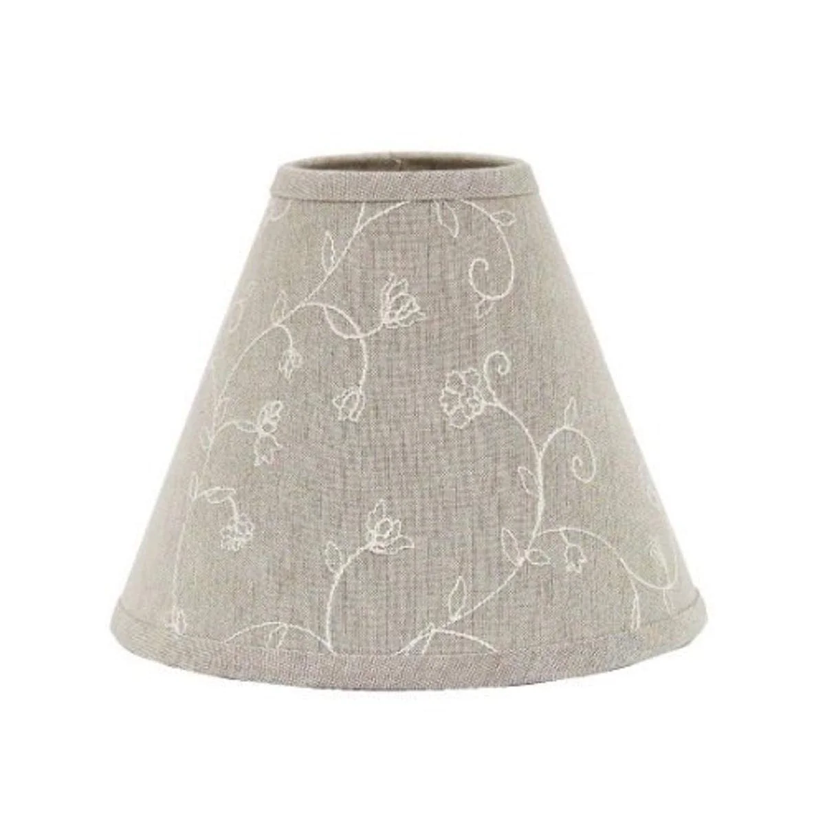 Home collection by Raghu Candlewicking Washer Lampshade, 14-Inch, Taupe