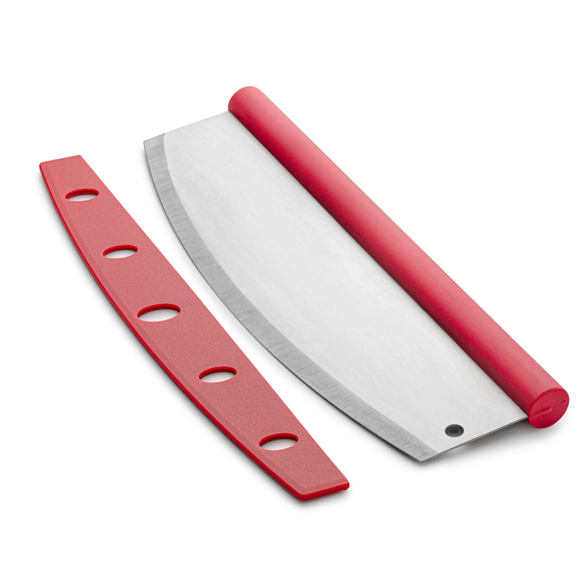 Fantes Rocking Pizza Cutter, Stainless Steel with Blade Guard and Comfort Handle, The Italian Market Original since 1906