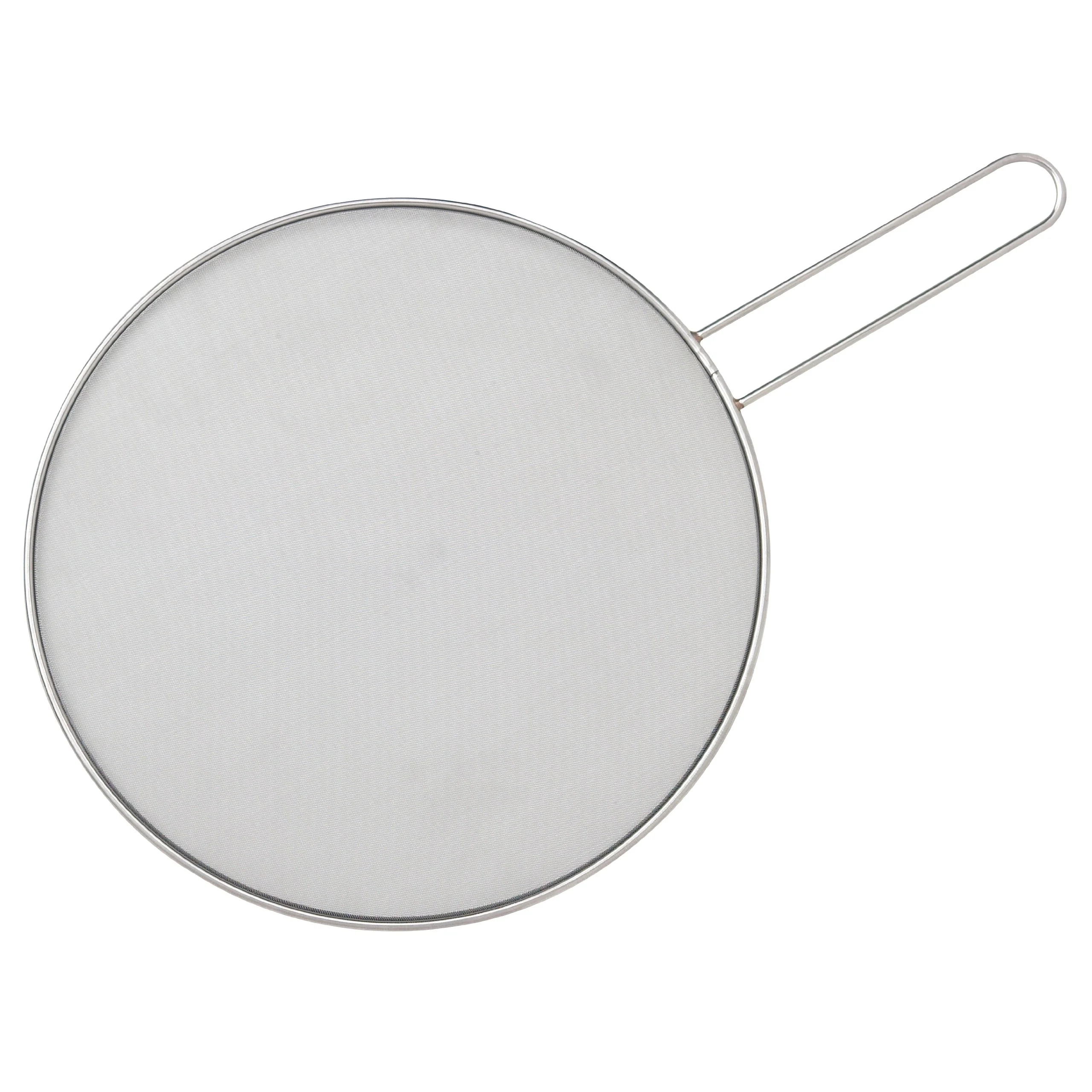 HIC Splatter Screen Guard Strainer, 18/8 Stainless Steel, Fine Mesh, 13-Inches