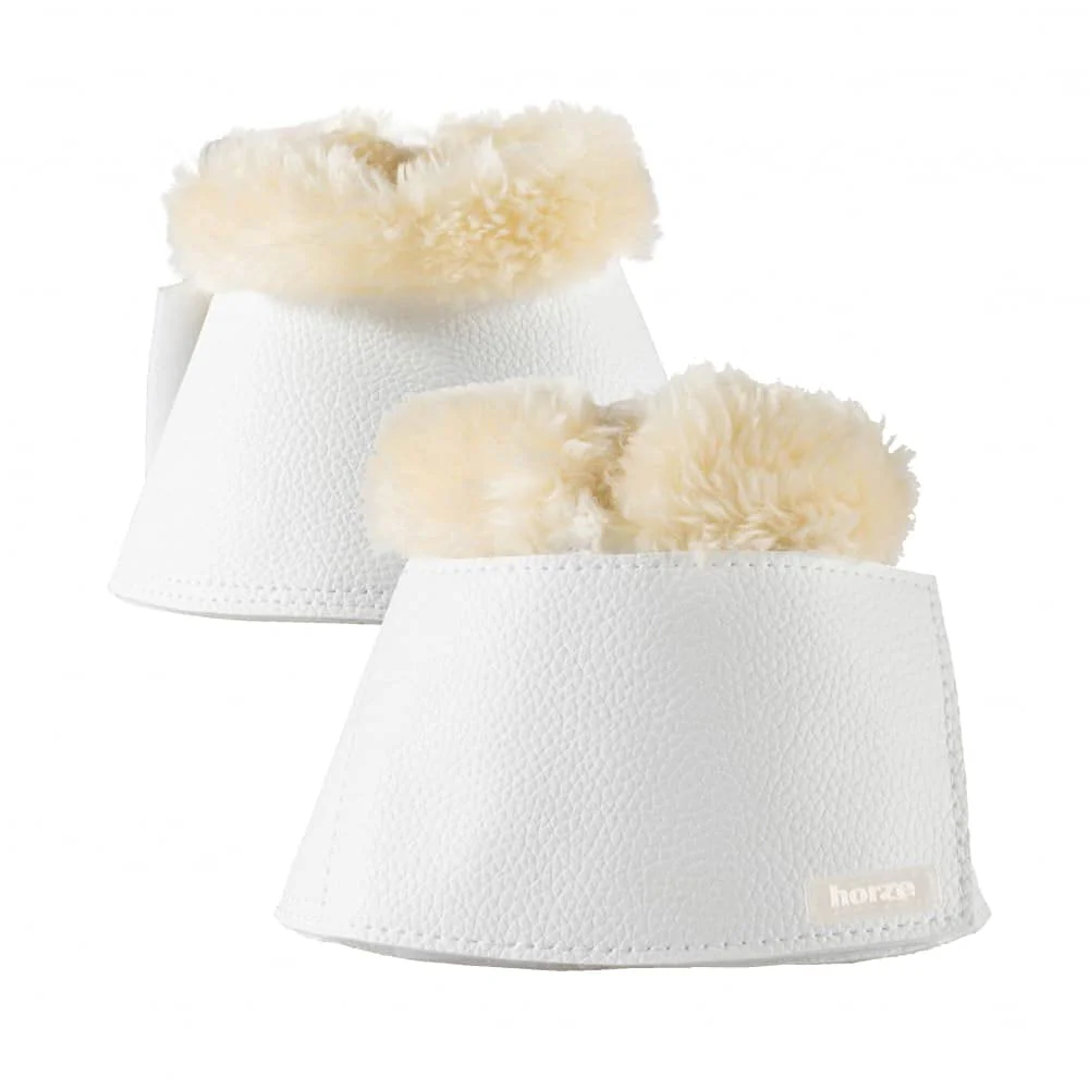 HORZE Signature Bell Boots - White - L