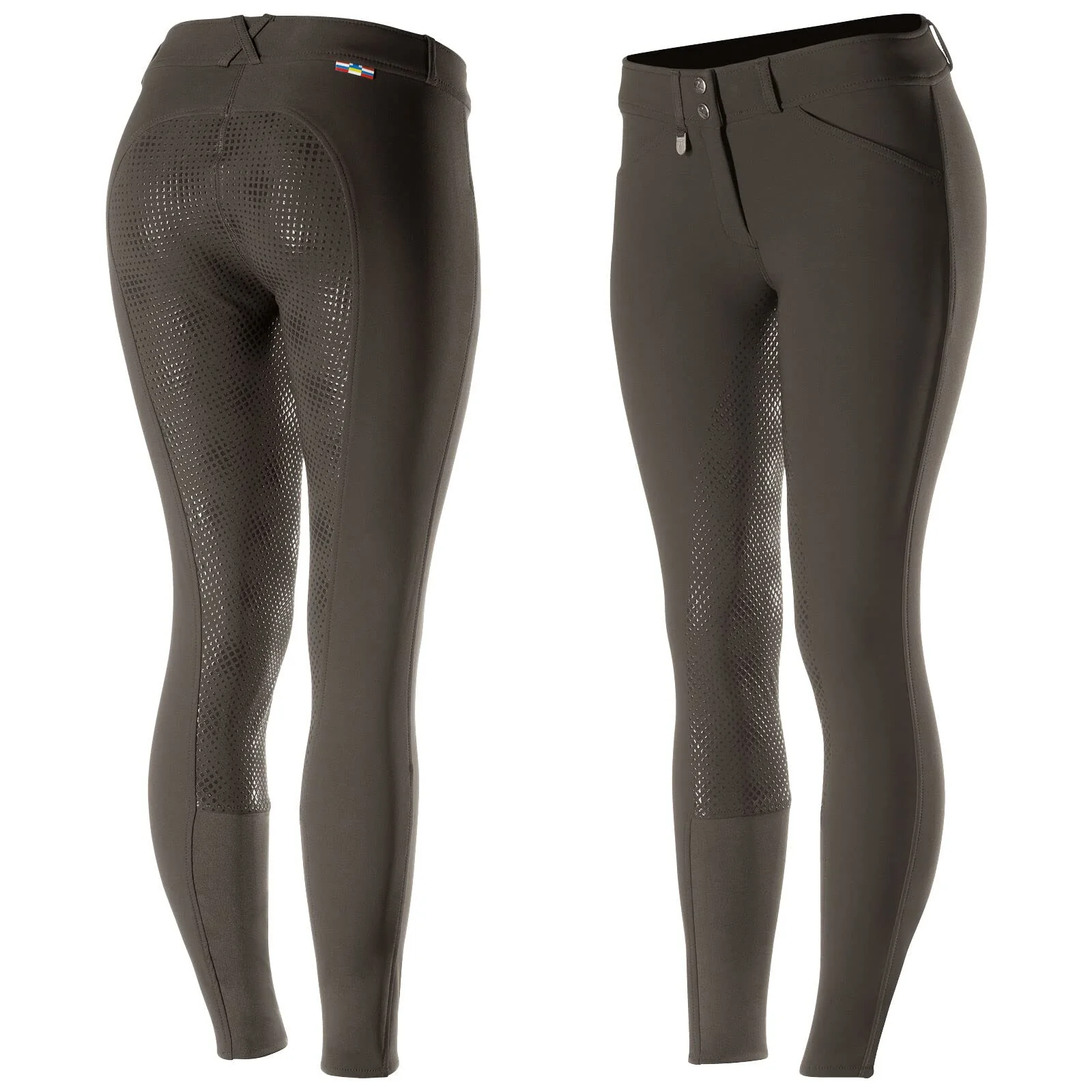 HORZE Women's Grand Prix Full Seat Breeches - Silicone Grip
