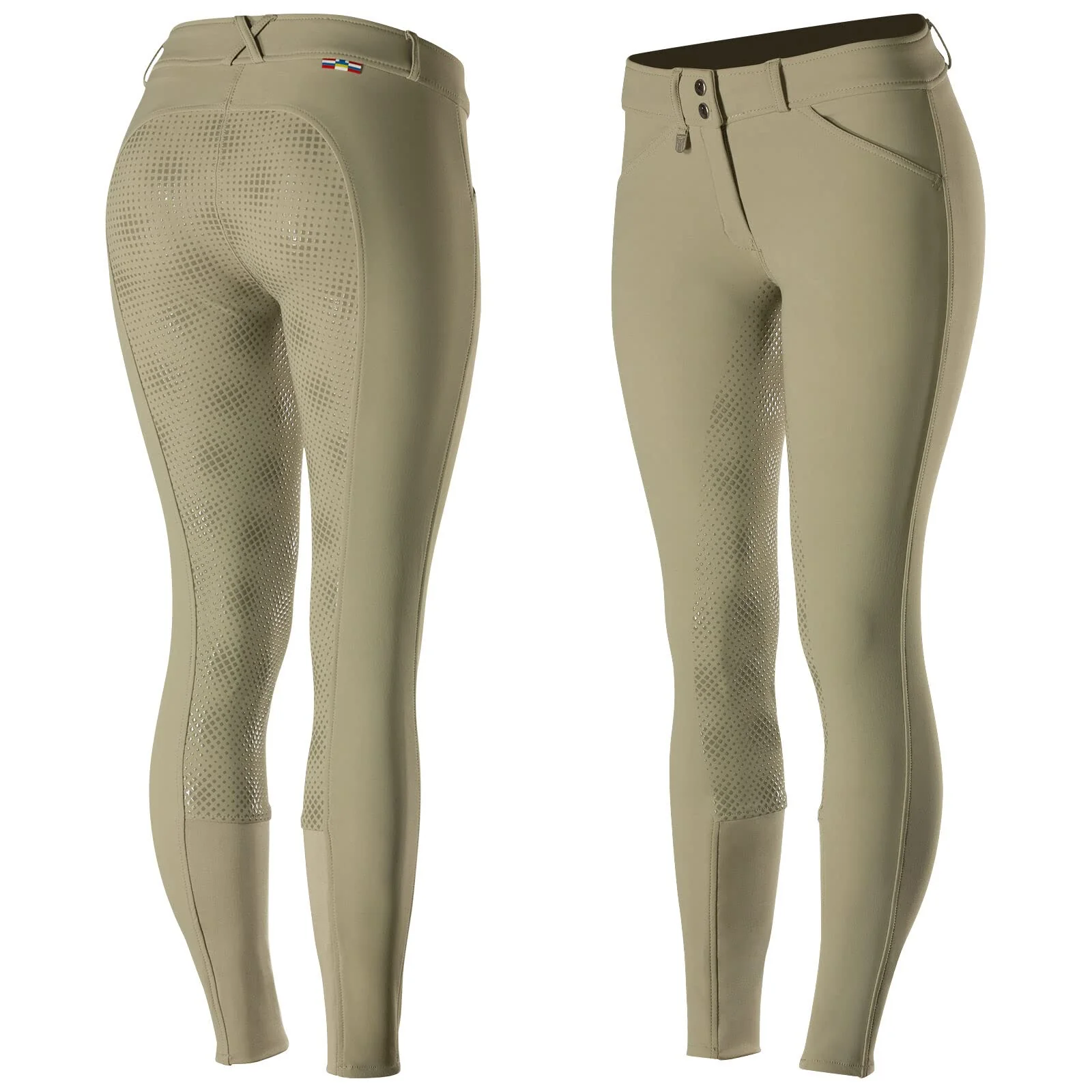 HORZE Women's Grand Prix Full Seat Breeches - Silicone Grip
