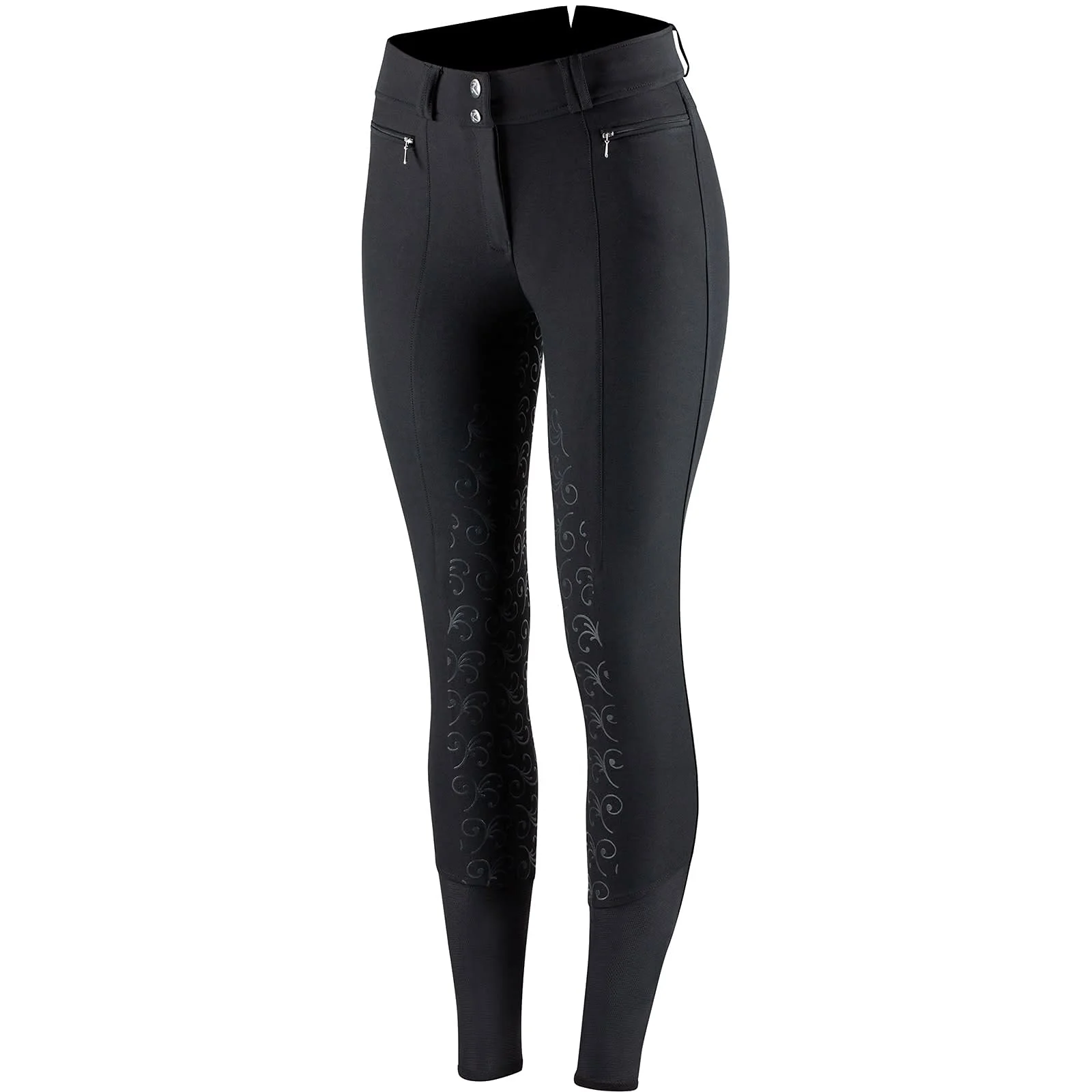 HORZE Women's Angelina Full Seat Breeches - Silicone Grip