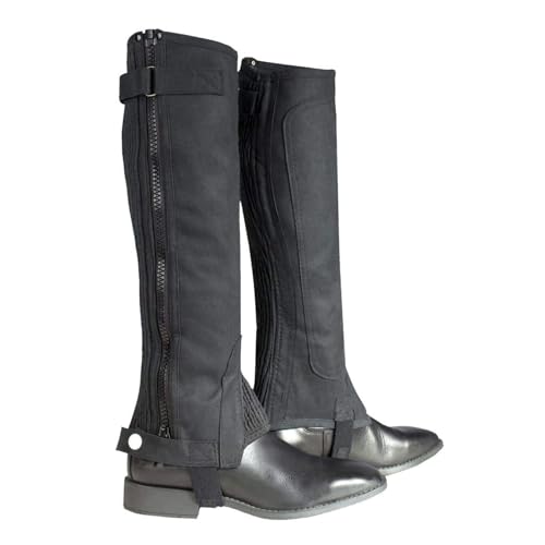 HORZE Kid's Ribbed Amara Half Chaps