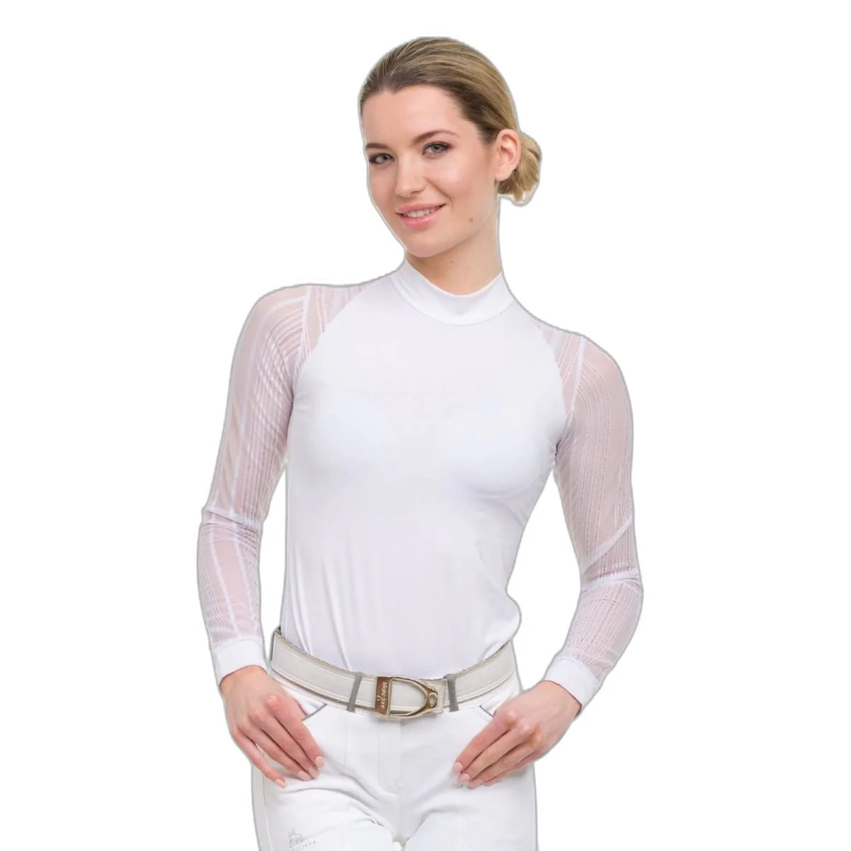 CAVALLIERA Ladies Countessa Long Sleeve Technical Show Shirt