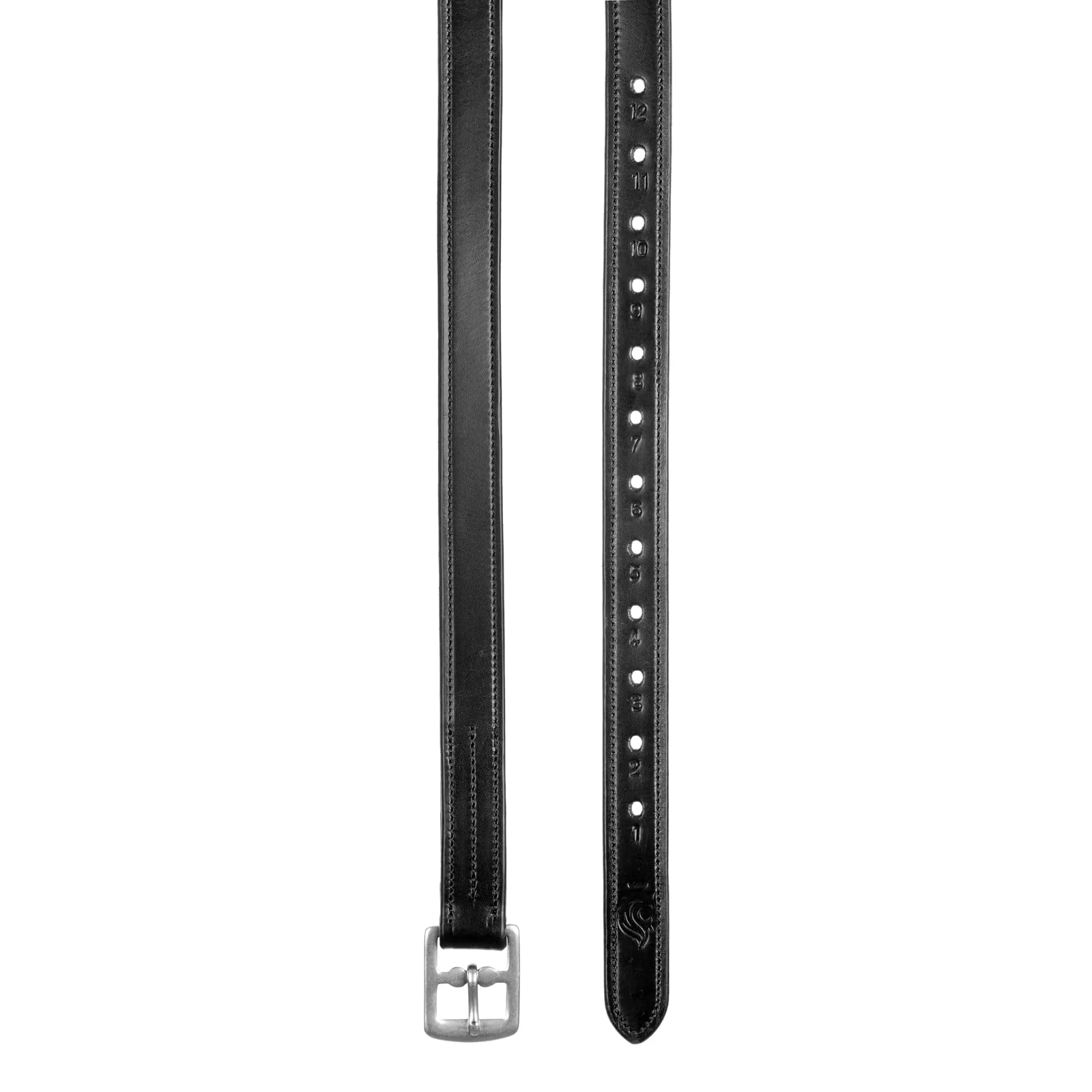 Equinavia Saga Non Stretch Dressage Stirrup Leathers Pair - Black - 54 in