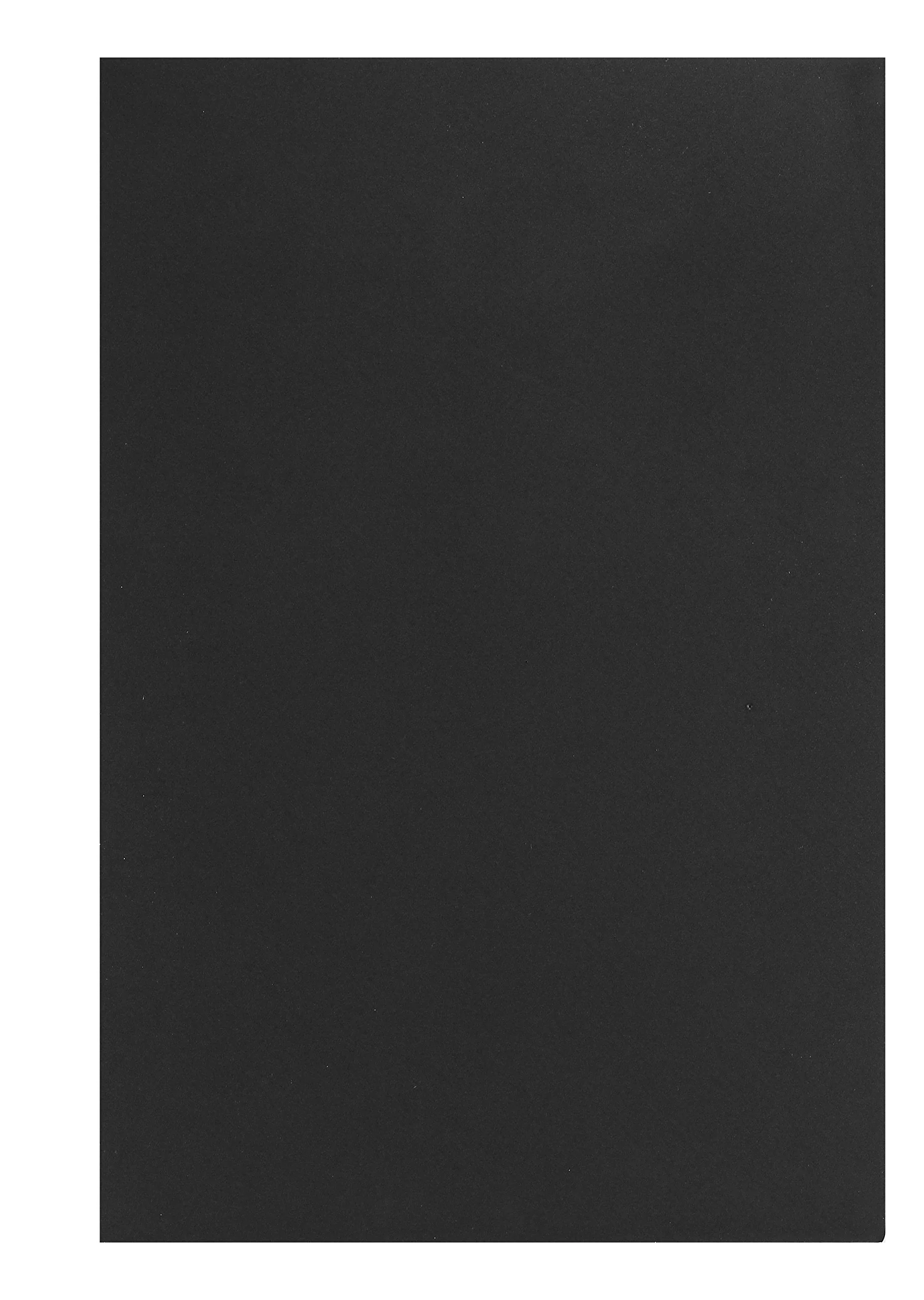 Hygloss Sheets for Crafts Colorful Foam for DIY Arts & Craft, Black, 10 Piece