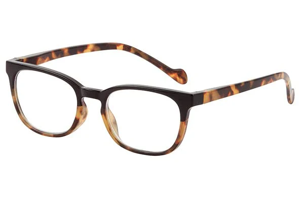I Heart Eyewear Dallas Reading Glasses, Tortoise and Black, 2.5