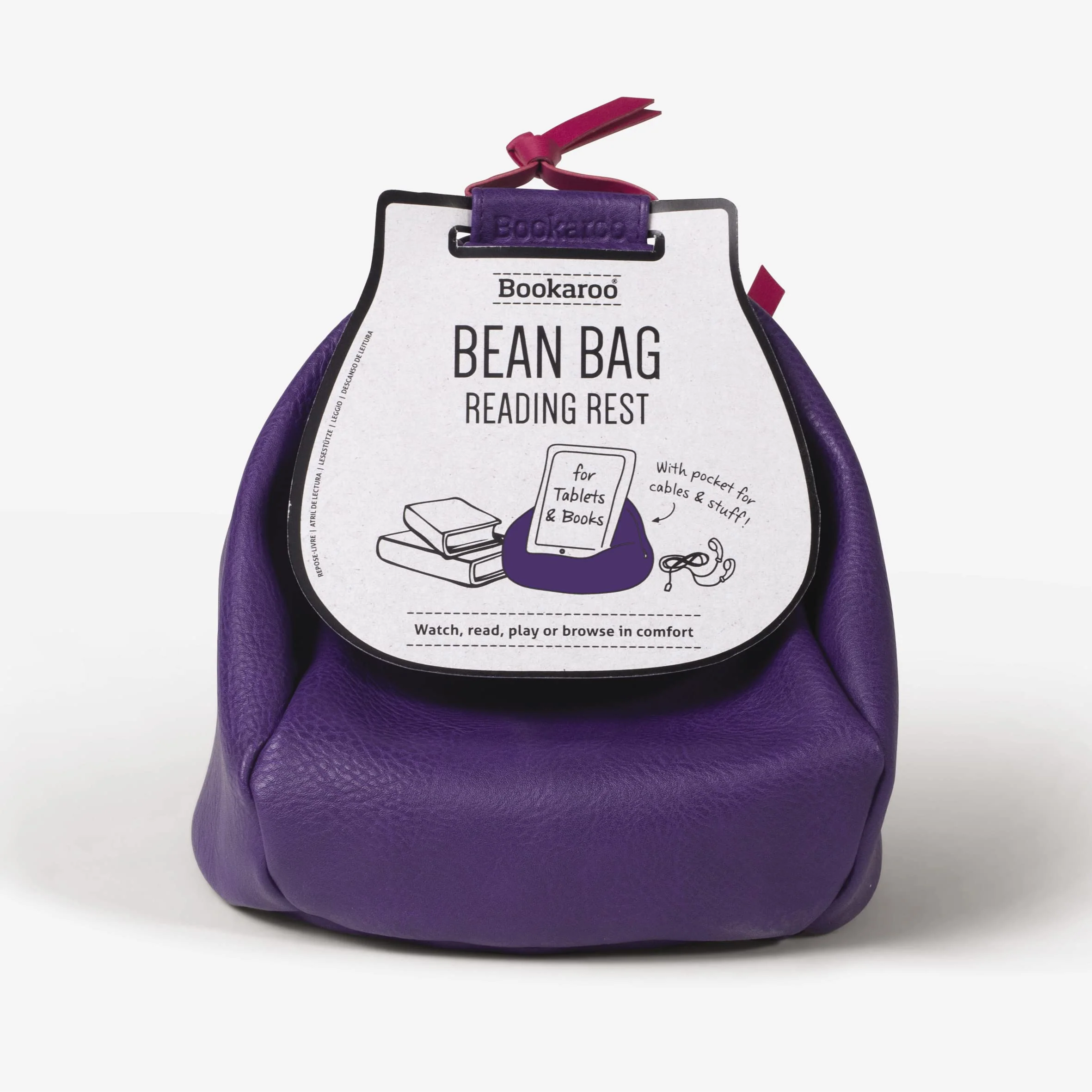IF Bookaroo Bean Bag Reading Rest - Purple