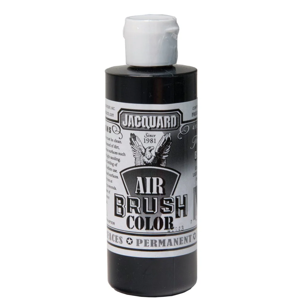 Jacquard Airbrush Color 4Oz Transparent Black
