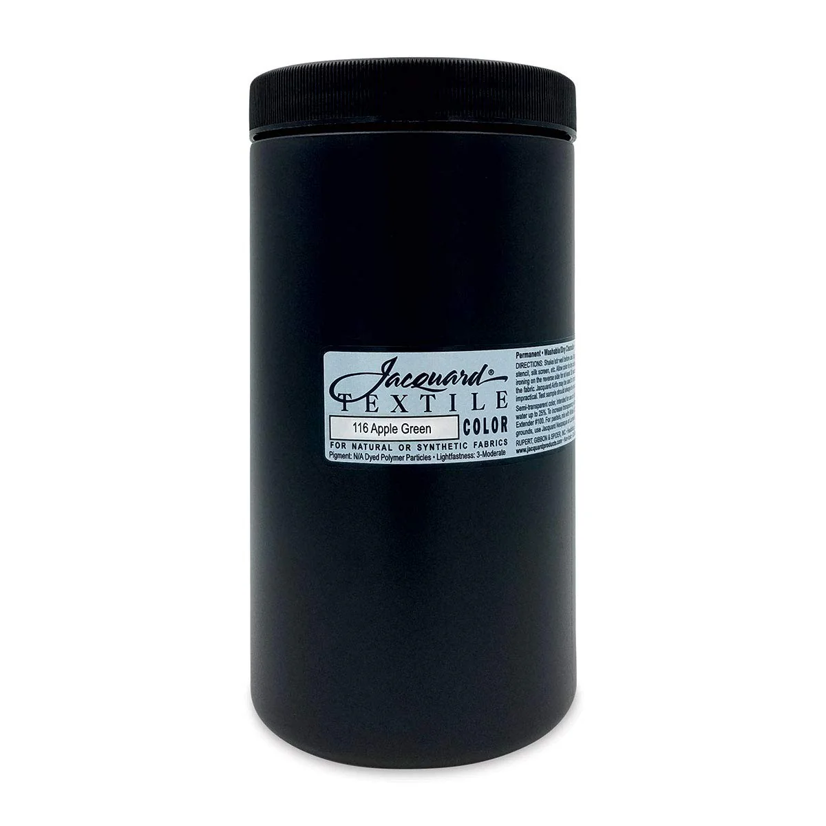 Jacquard Permanent Textile Color Quart Jar - Apple Green