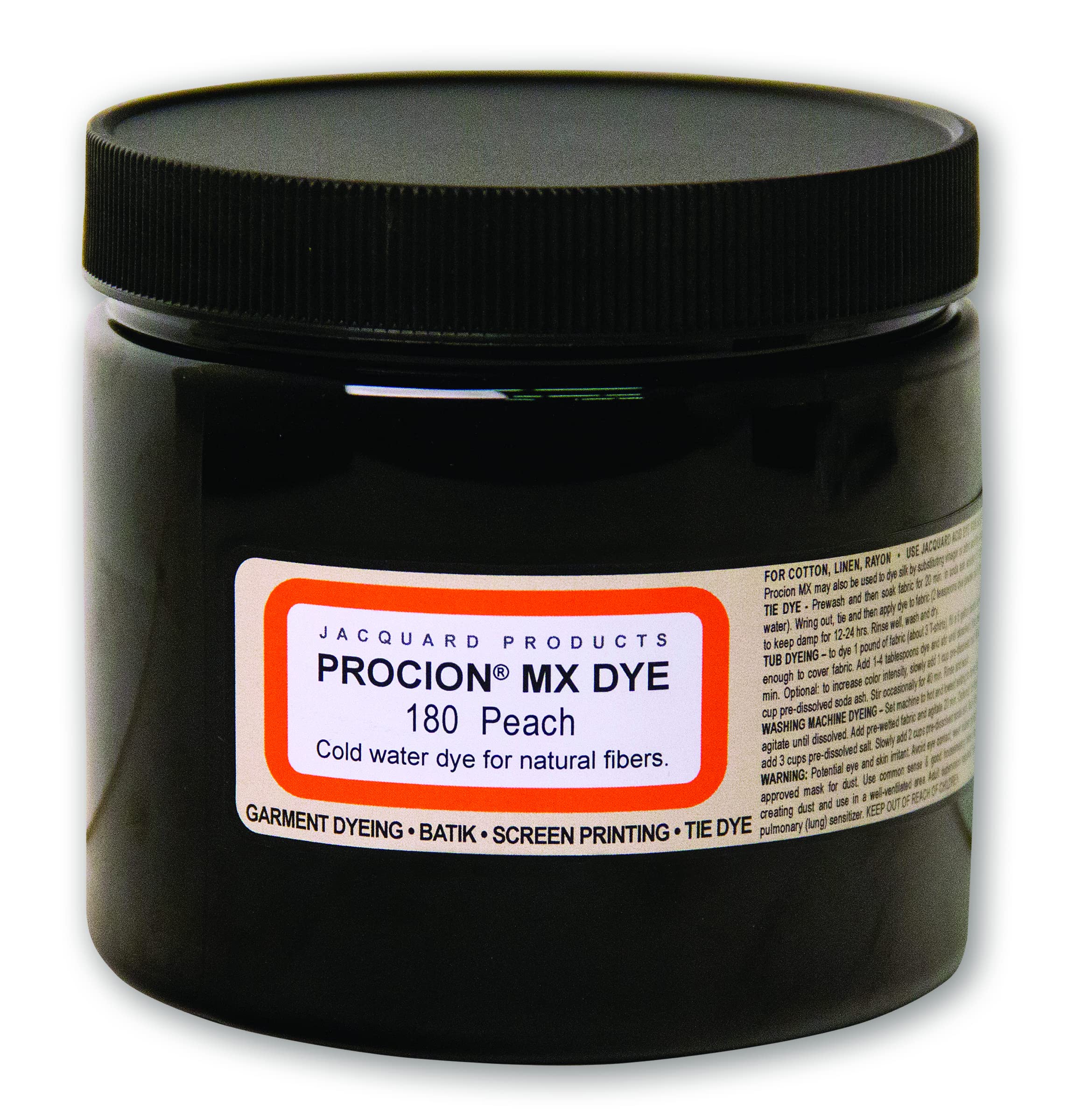 JACQUARD Procion Mx Dye Peach 8Oz
