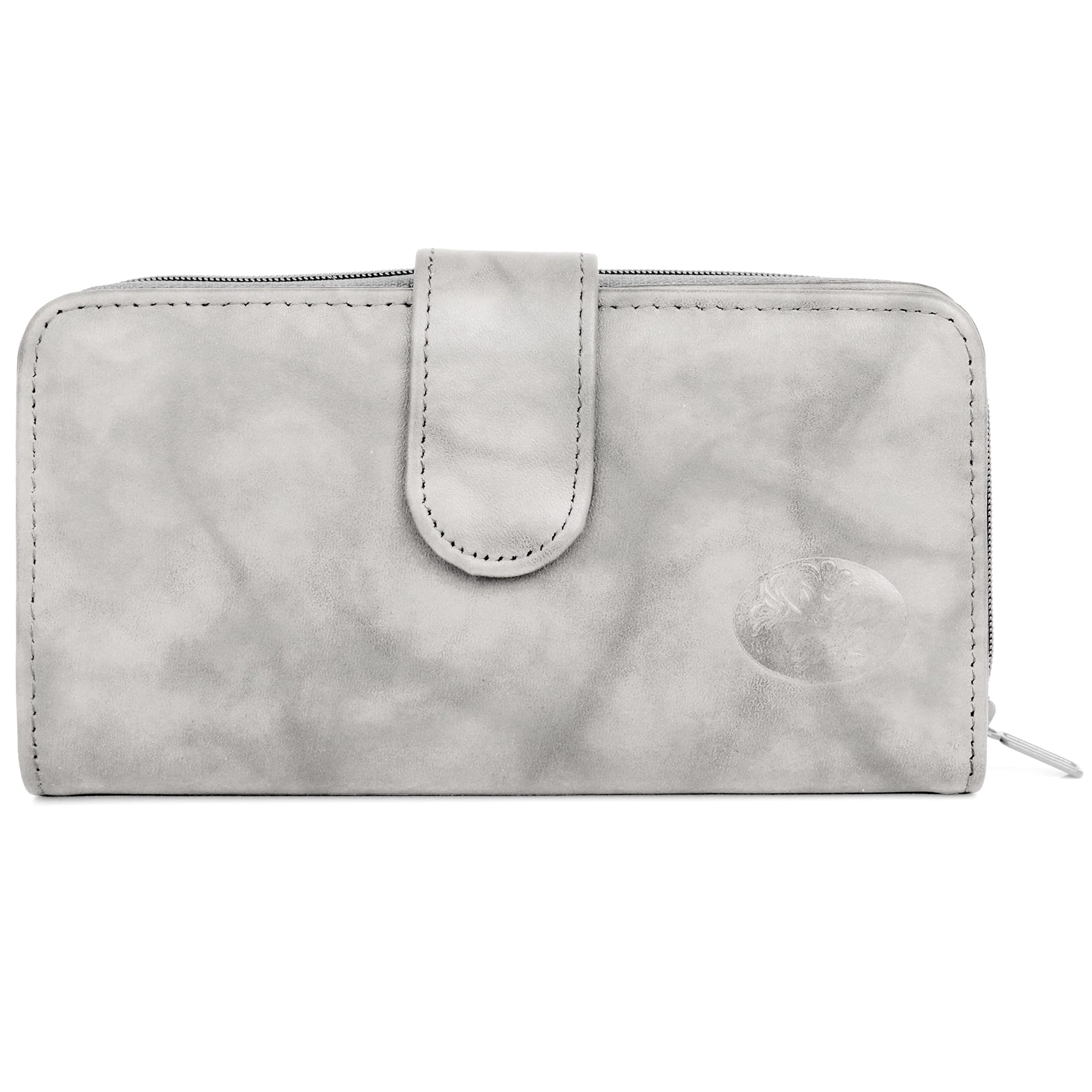 Julia Buxton Heiress Leather Checkbook Wallet