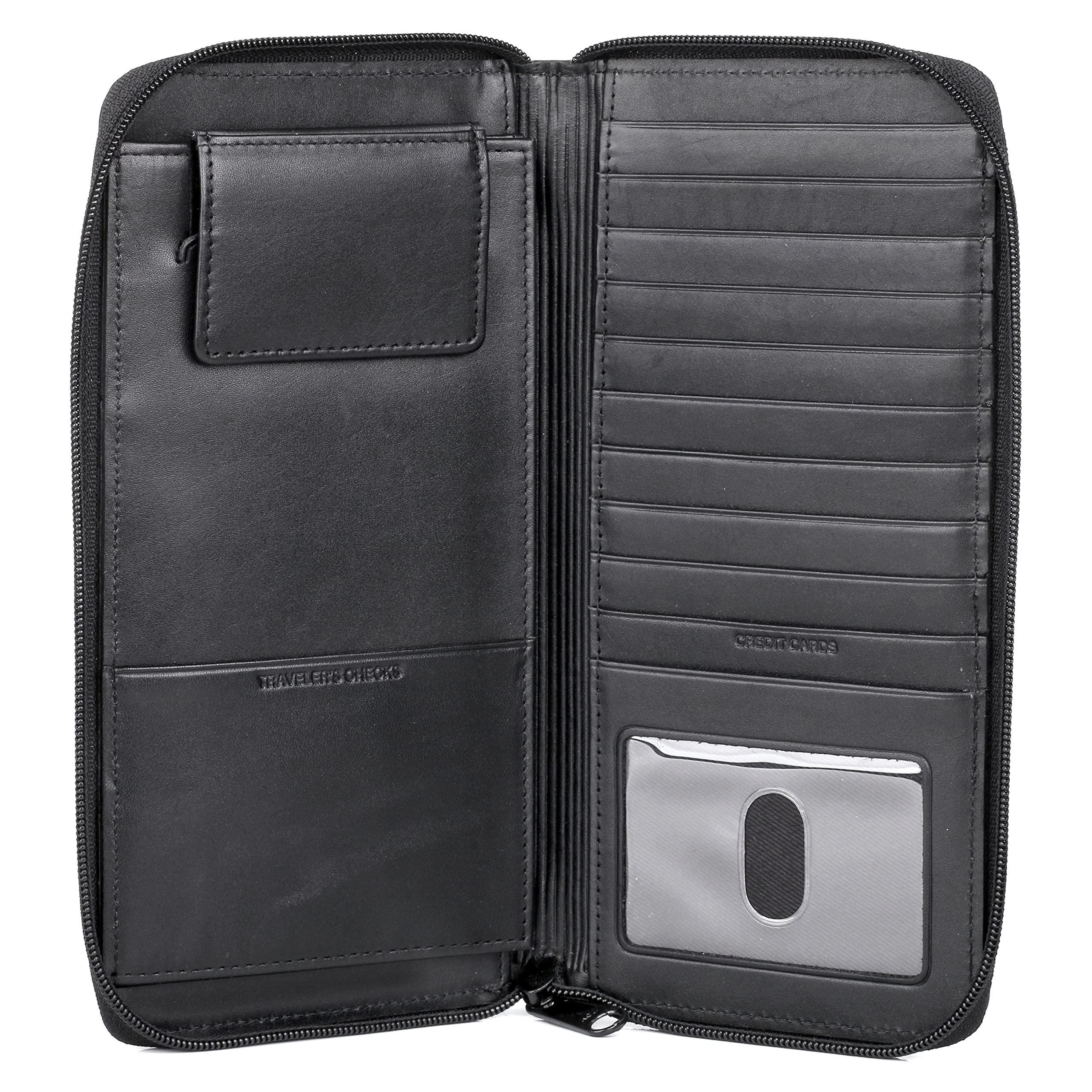 Dopp® Regatta Zipper Passport Organizer® Black