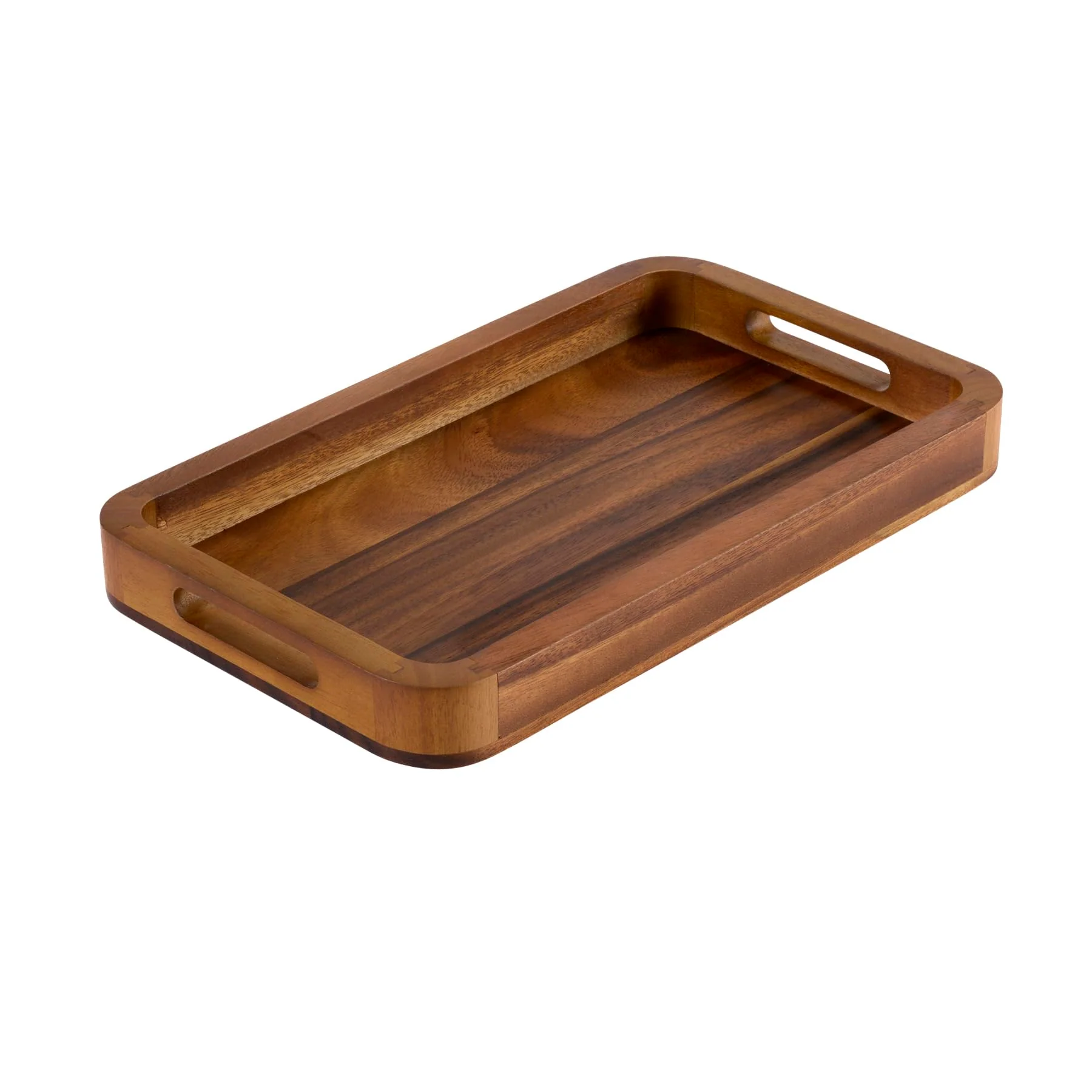 Kalmar Home Medium Rectangular Serving Tray - Solid Bottom