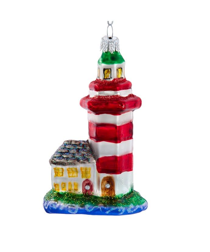 Glass Hilton Head, SC Lighthouse Ornament