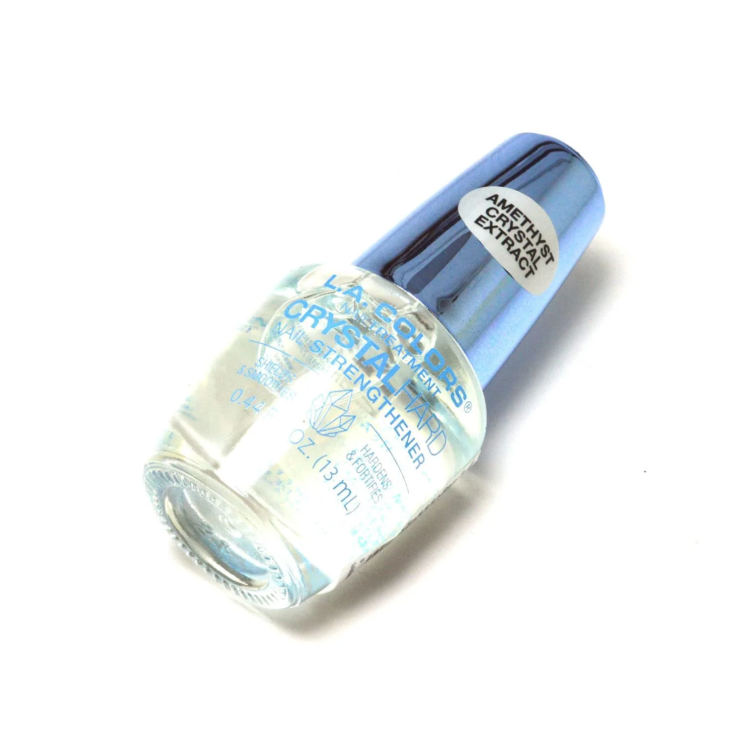L.A. Colors 1 Salon Fabulous Nail Treatments - Crystal Hard Nail Strengthener Polish Lacquer CNL524 + Free Zipper Bag