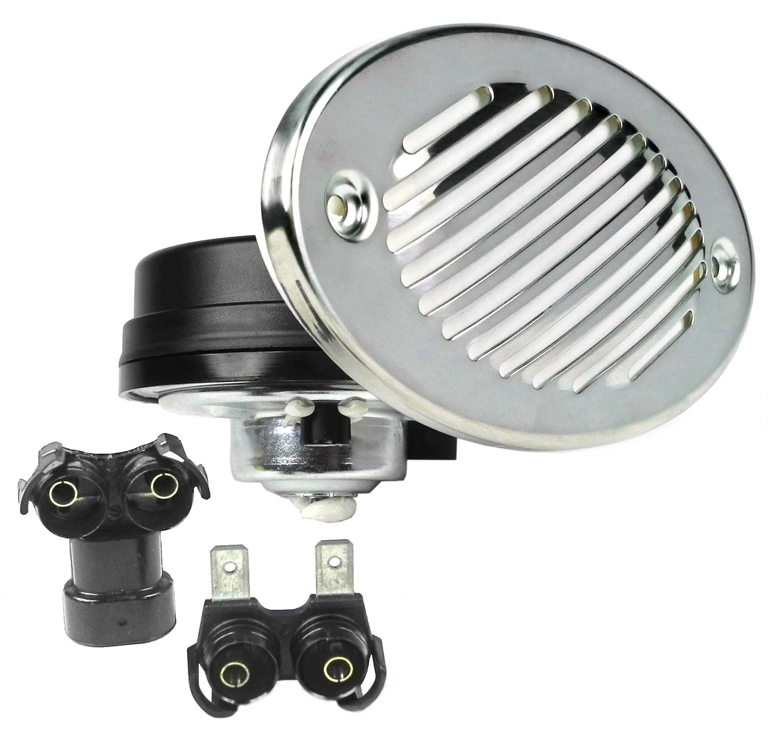 Seachoice Hidden Boat Horn, ABYC and NMMA Standard, Stainless Steel Cover