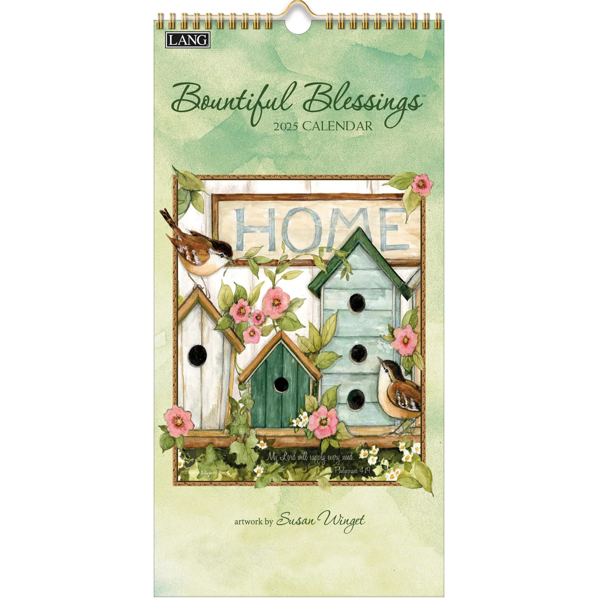 LANG Bountiful Blessings™ 2025 Vertical Wall Calendar (25991079114)