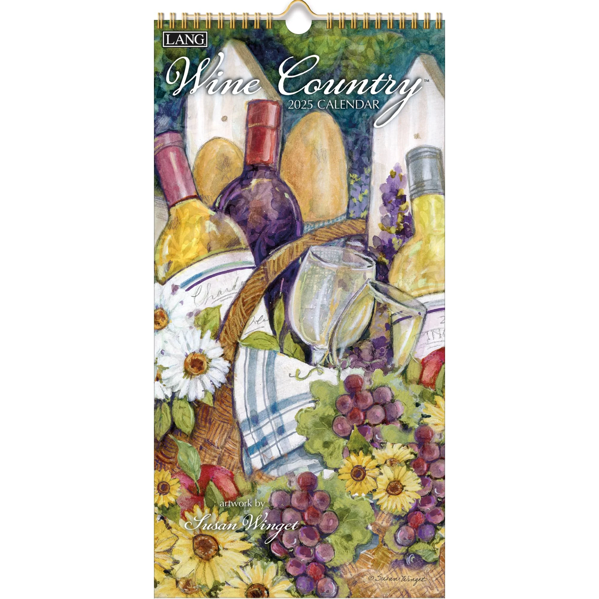 LANG Wine Country 2025 Vertical Wall Calendar (25991079143)